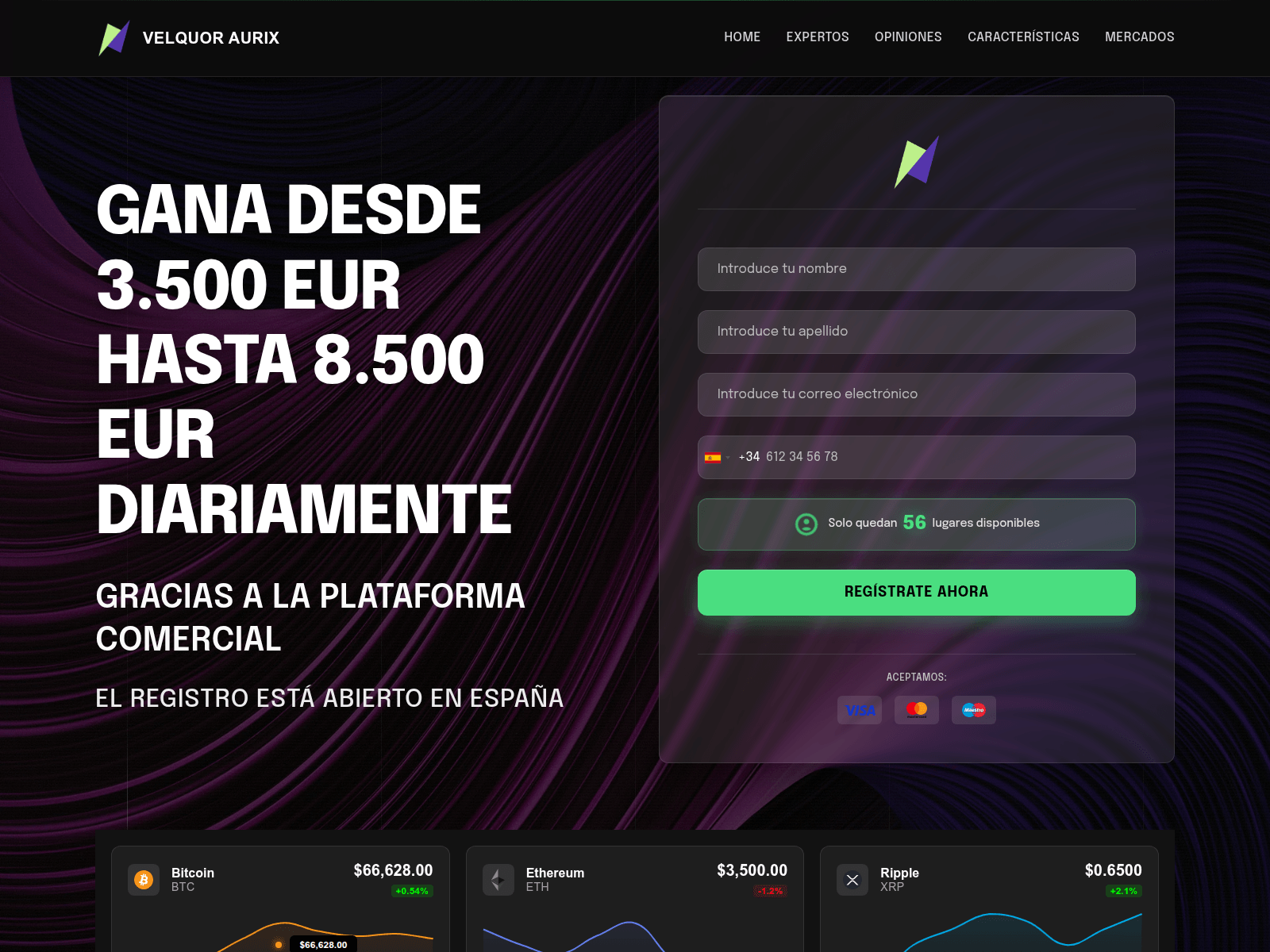 Screenshot of velquoraurix.com