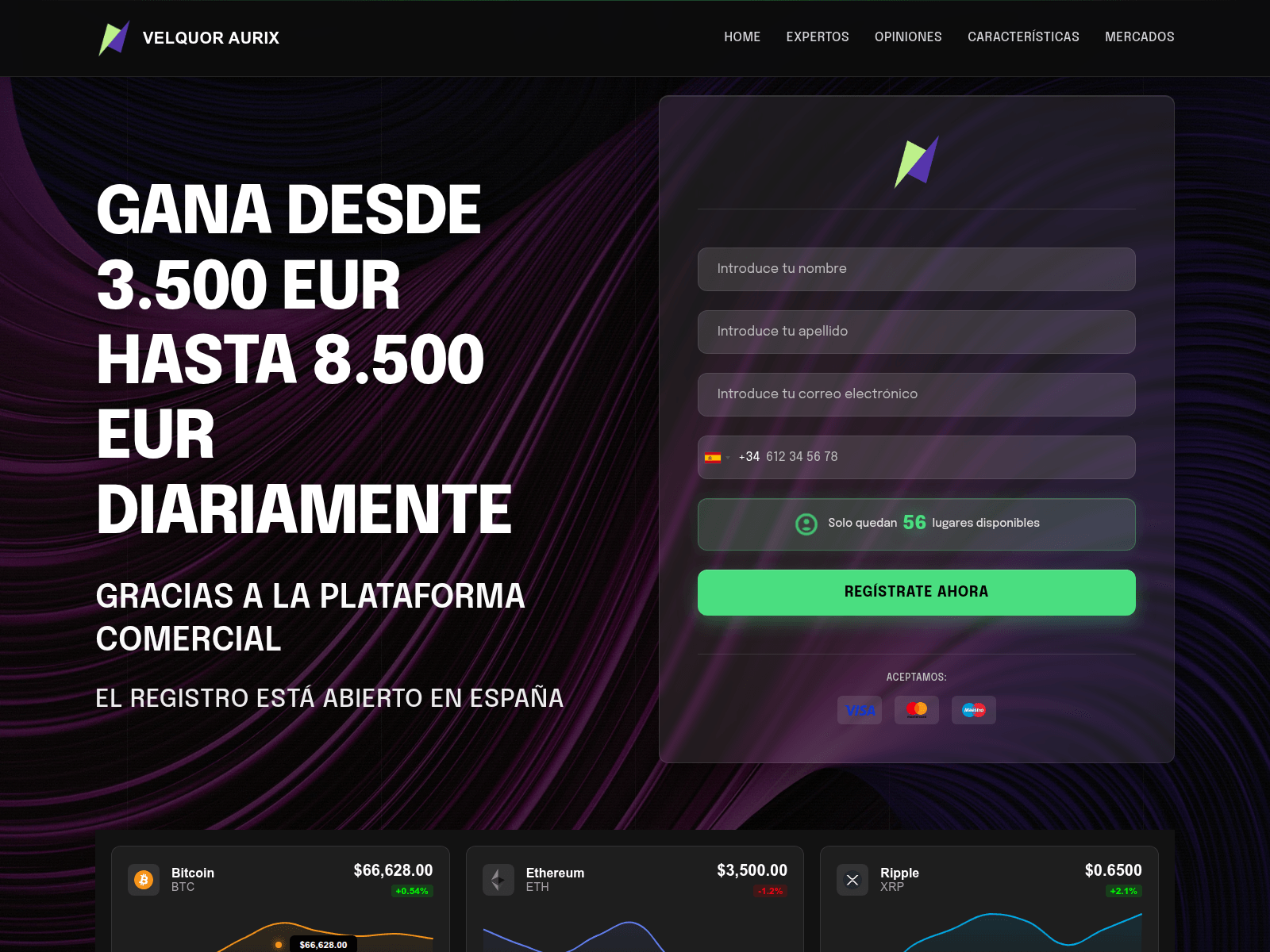 Screenshot of velquoraurix.net