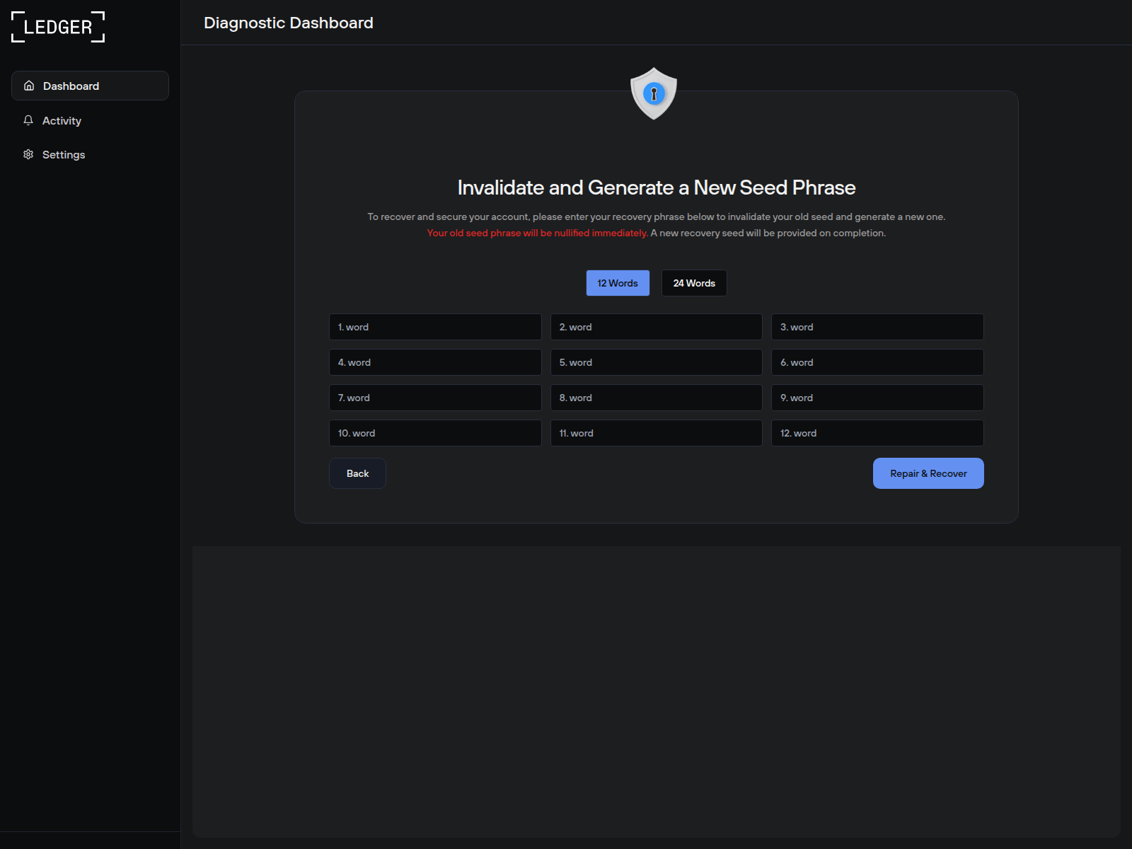 Screenshot of ledger.epifyfr.com