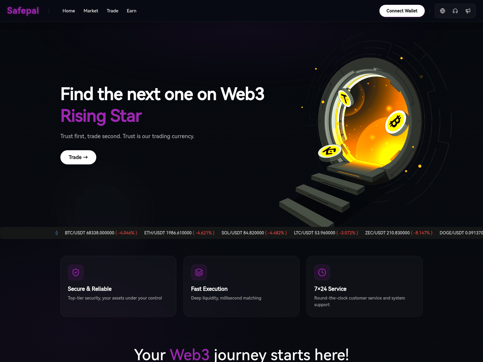 Forensic screenshot of safepalweb3.it.com