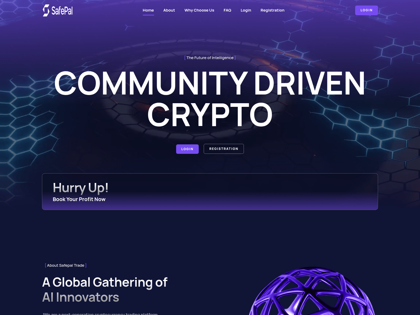 Screenshot of safepaltrade.io