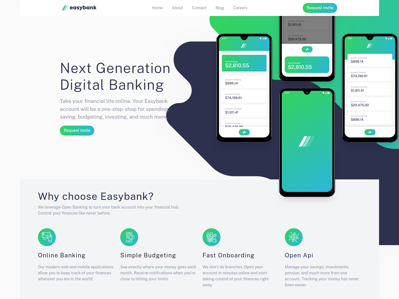 Screenshot of easy-bank-landing-page-pi.vercel.app