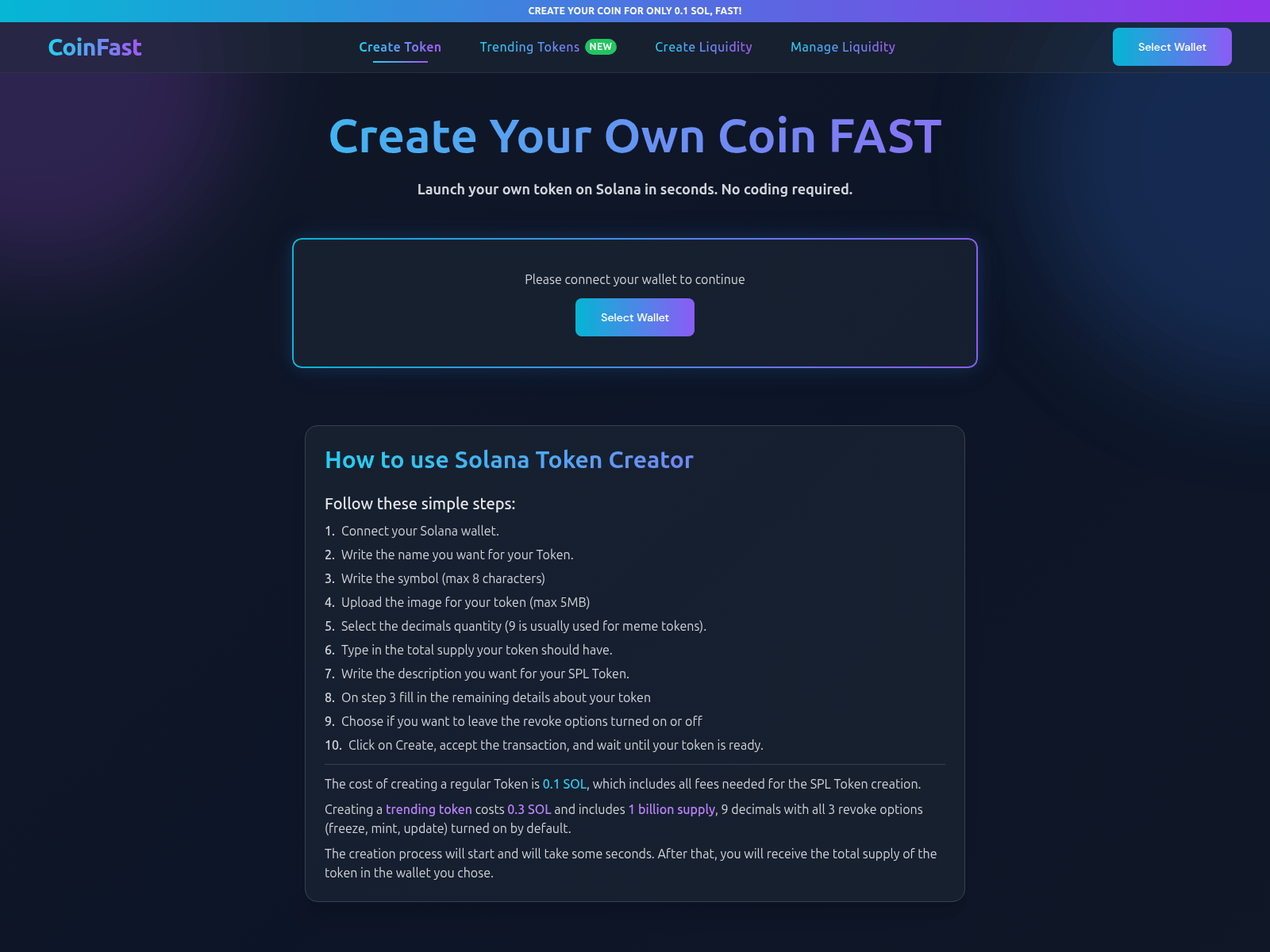 Screenshot of solsdevnet.online