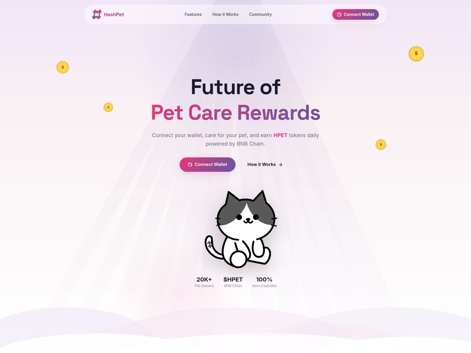 Screenshot of hashpet.wtf