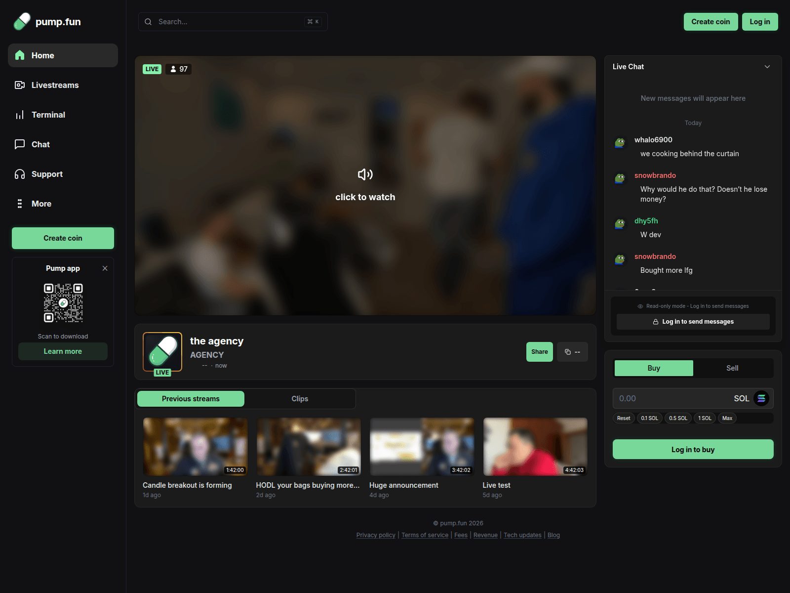 Screenshot of chatlivestreams.fun