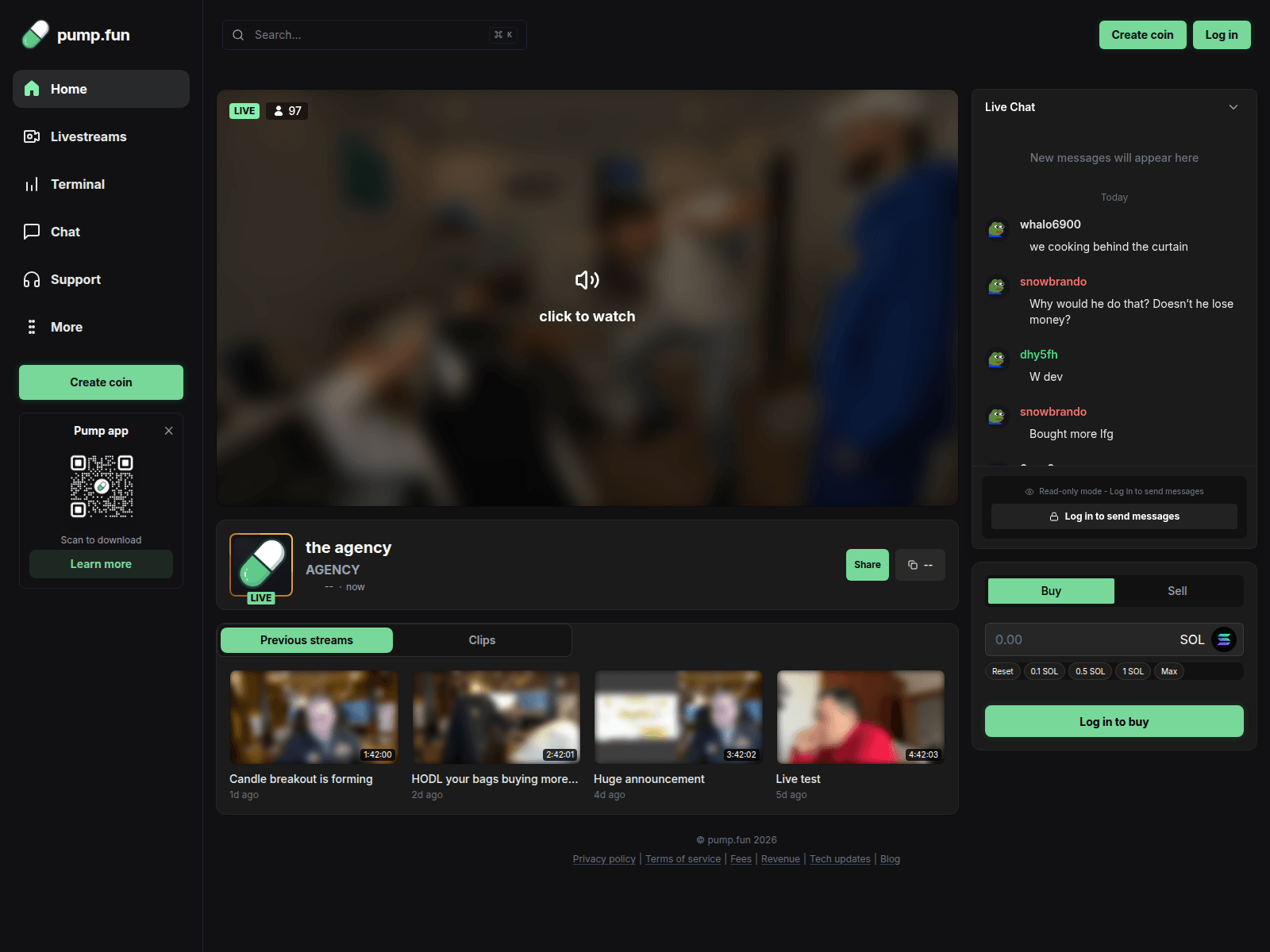 Screenshot of streamerchat.fun