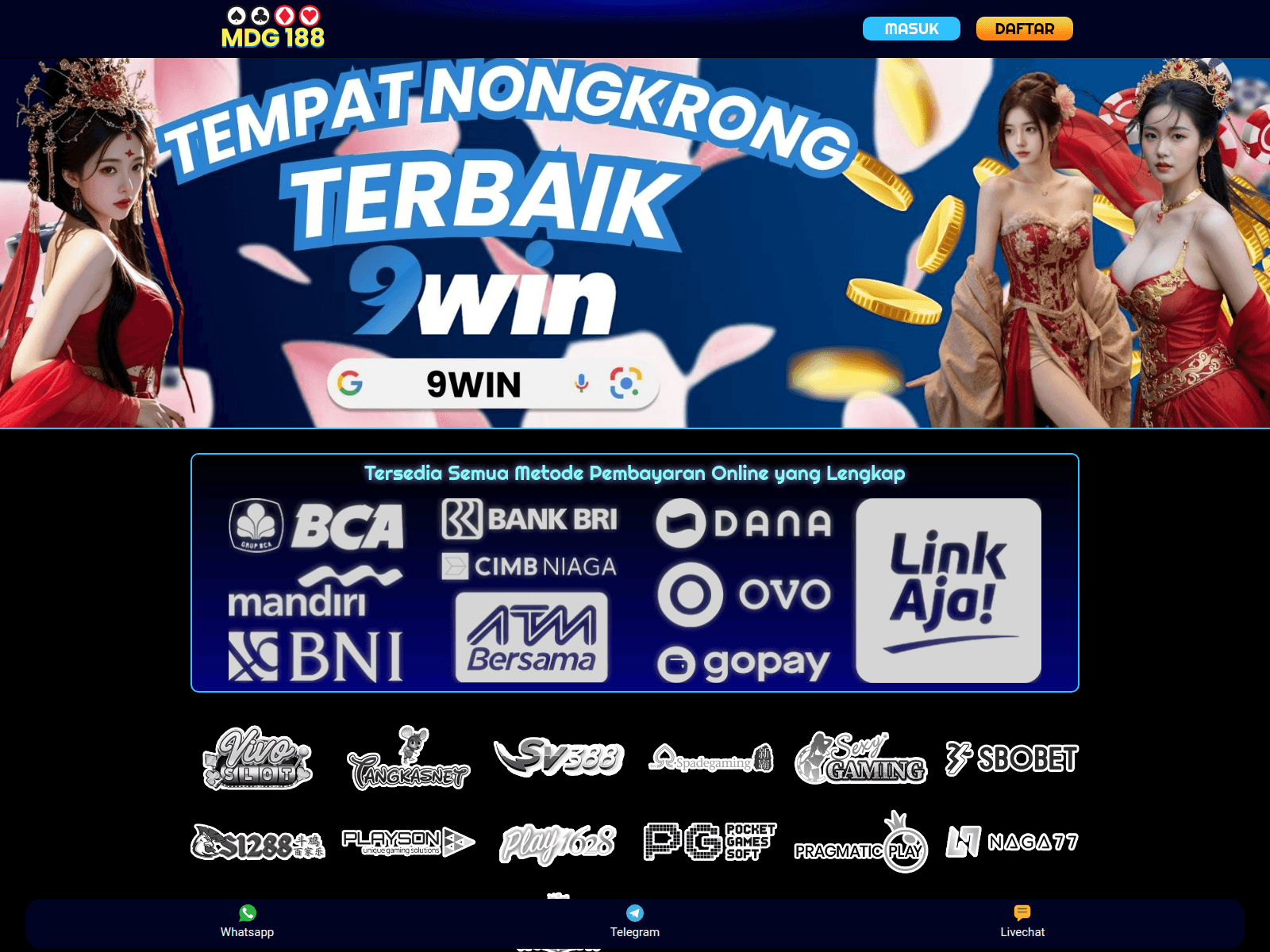 Screenshot of mdg188.cc