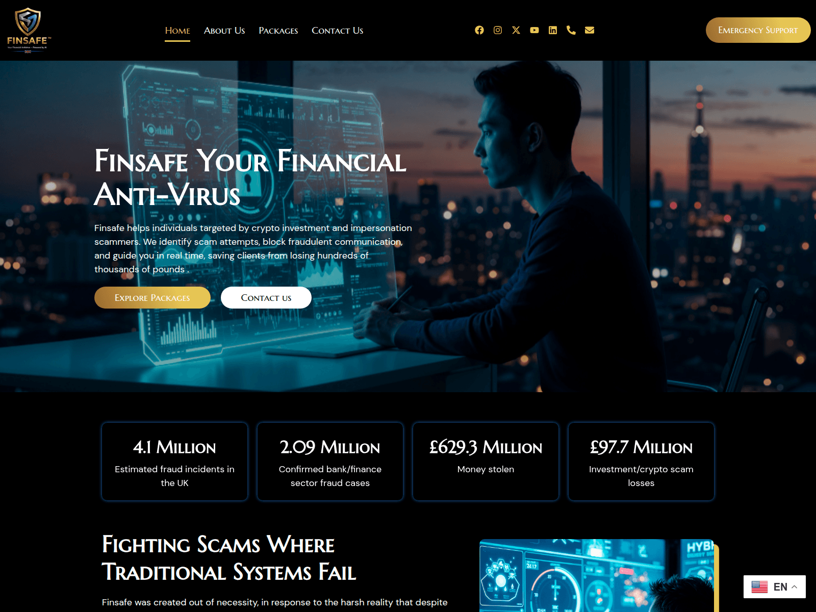 Screenshot of finsafe.uk