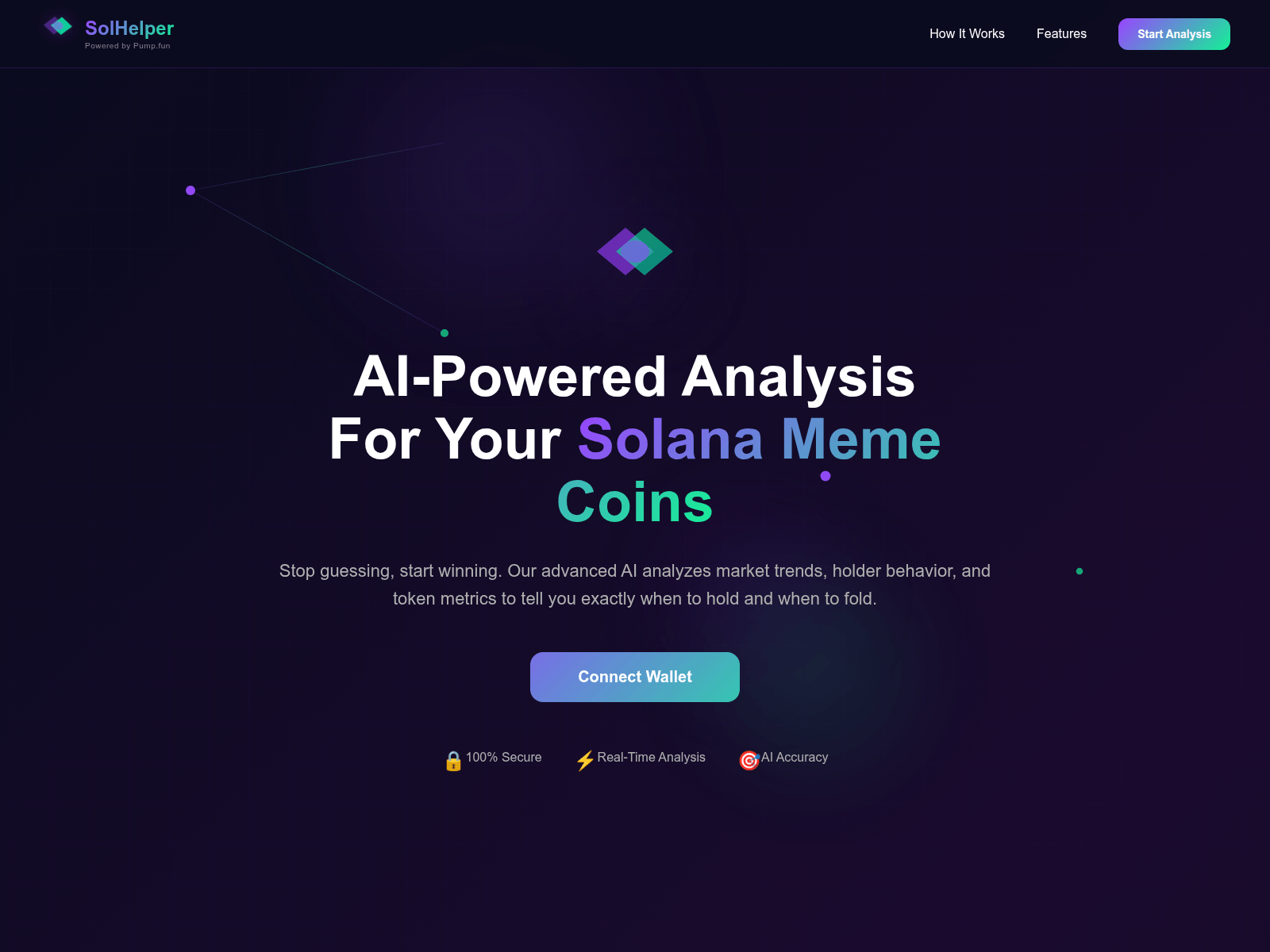 Screenshot of sol-helper.click