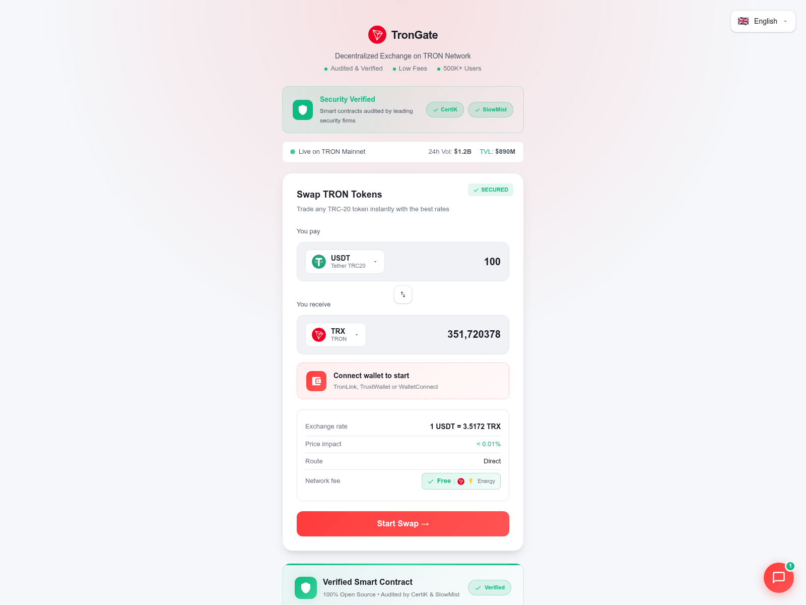 Forensic screenshot of trongate.app