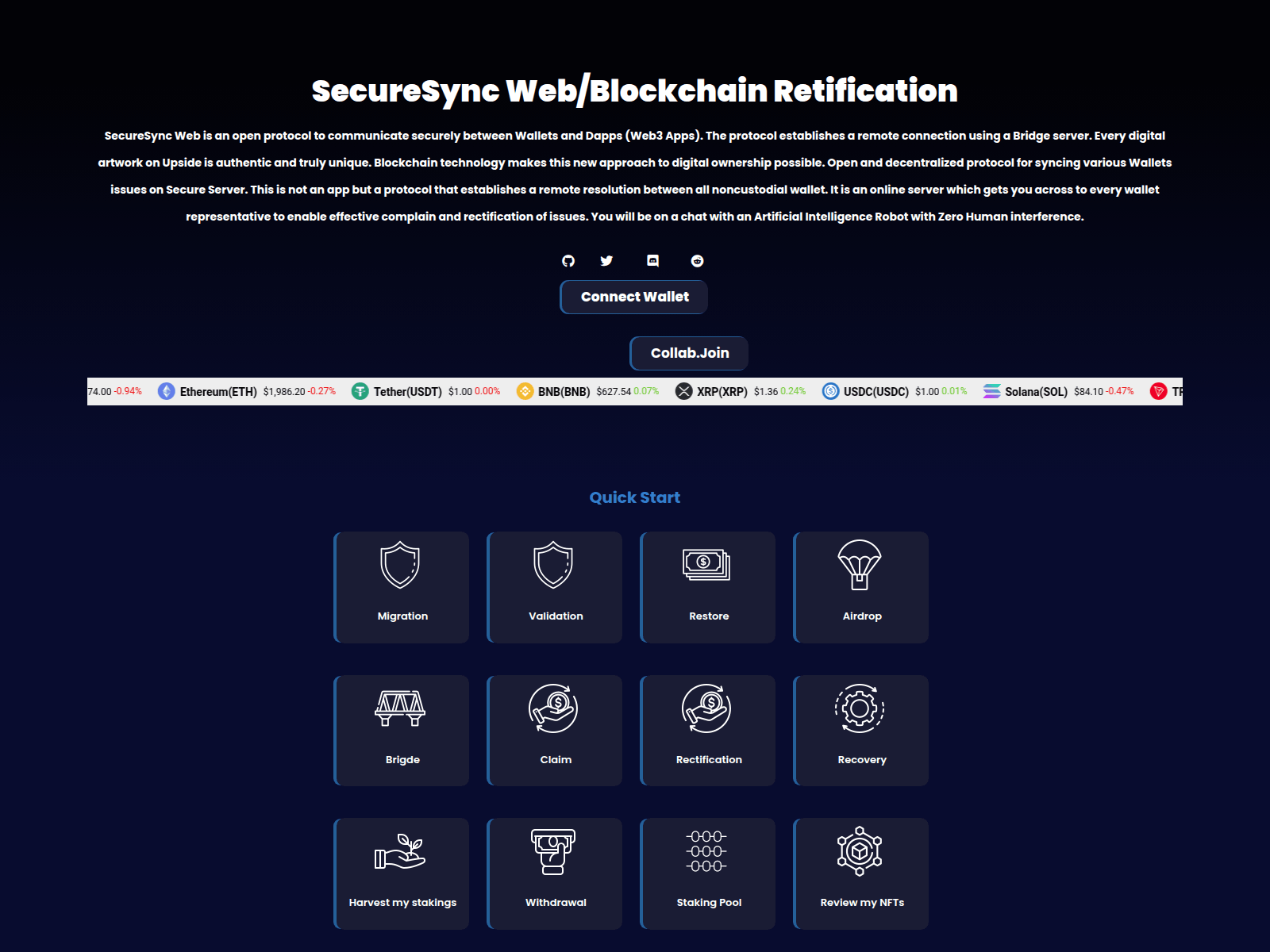 Screenshot of securedappsync.online