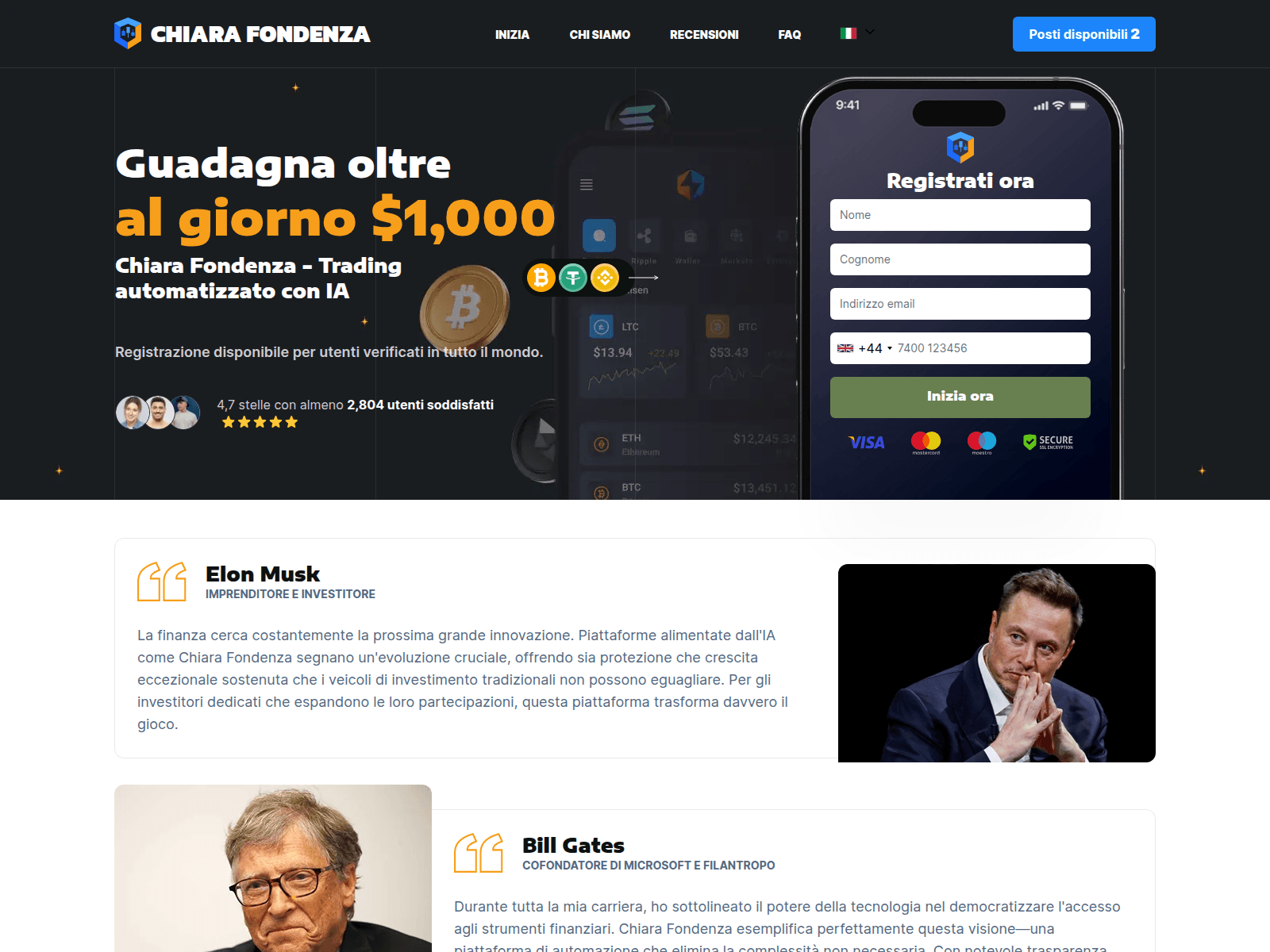 Forensic screenshot of chiarafondenza.biz