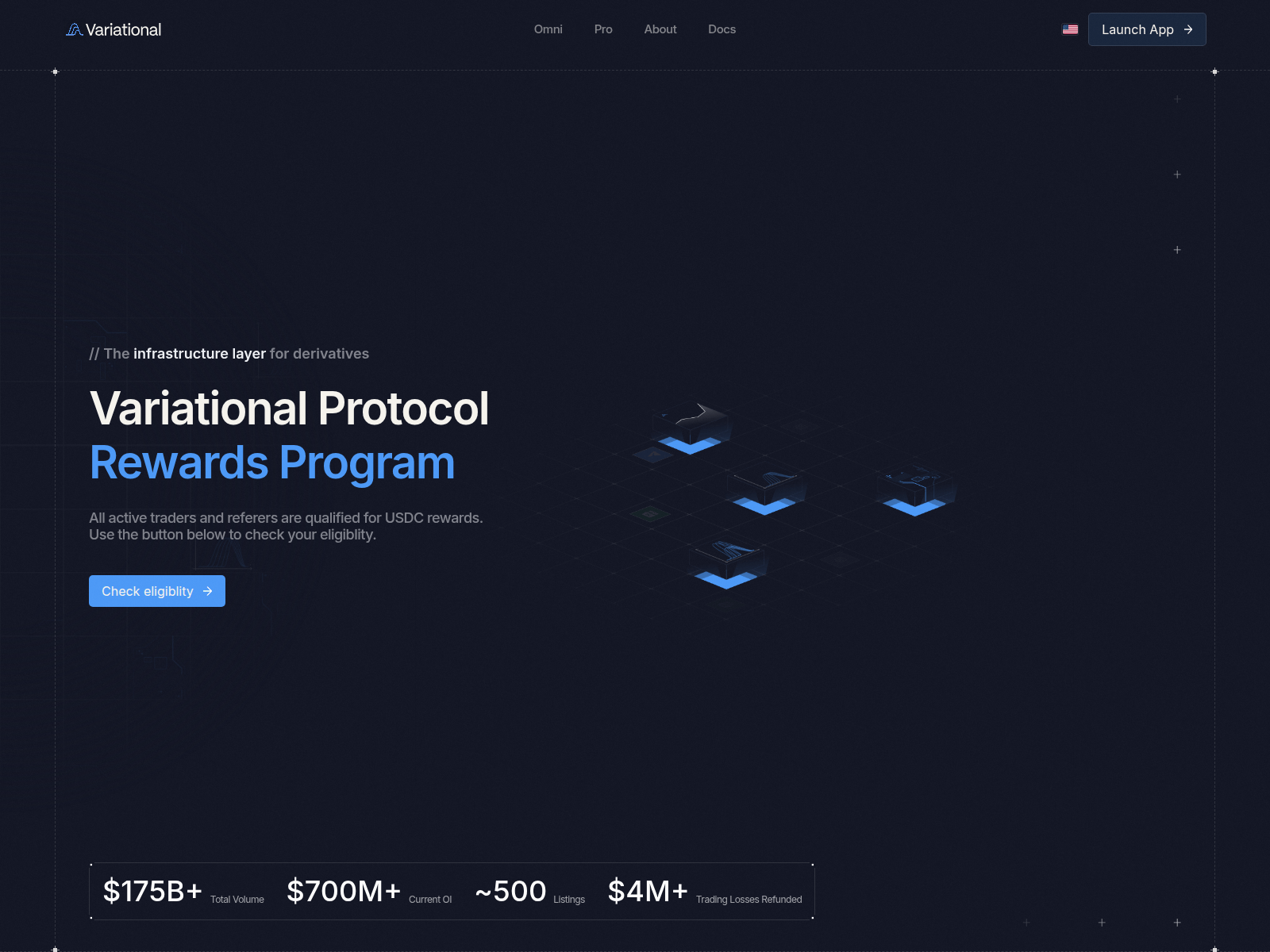 Screenshot of rewards-variational.com