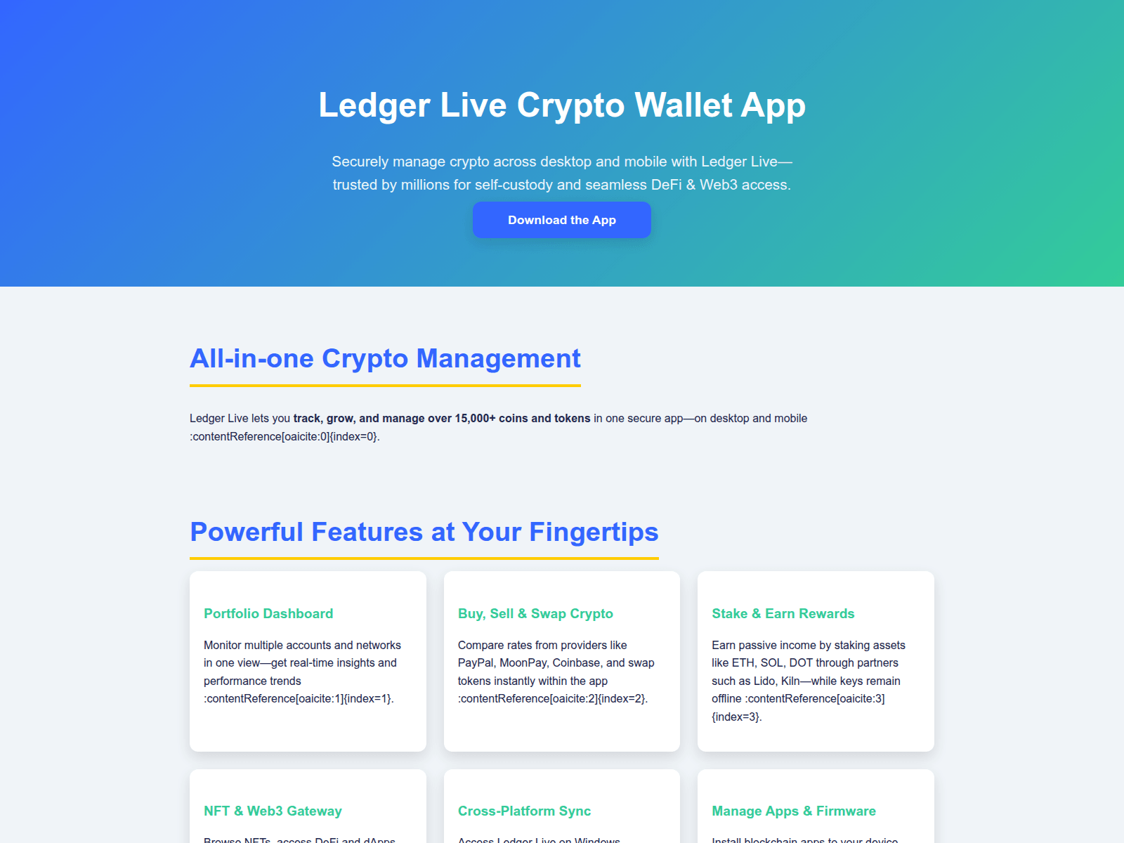 Screenshot of ledger-login-swt.pages.dev