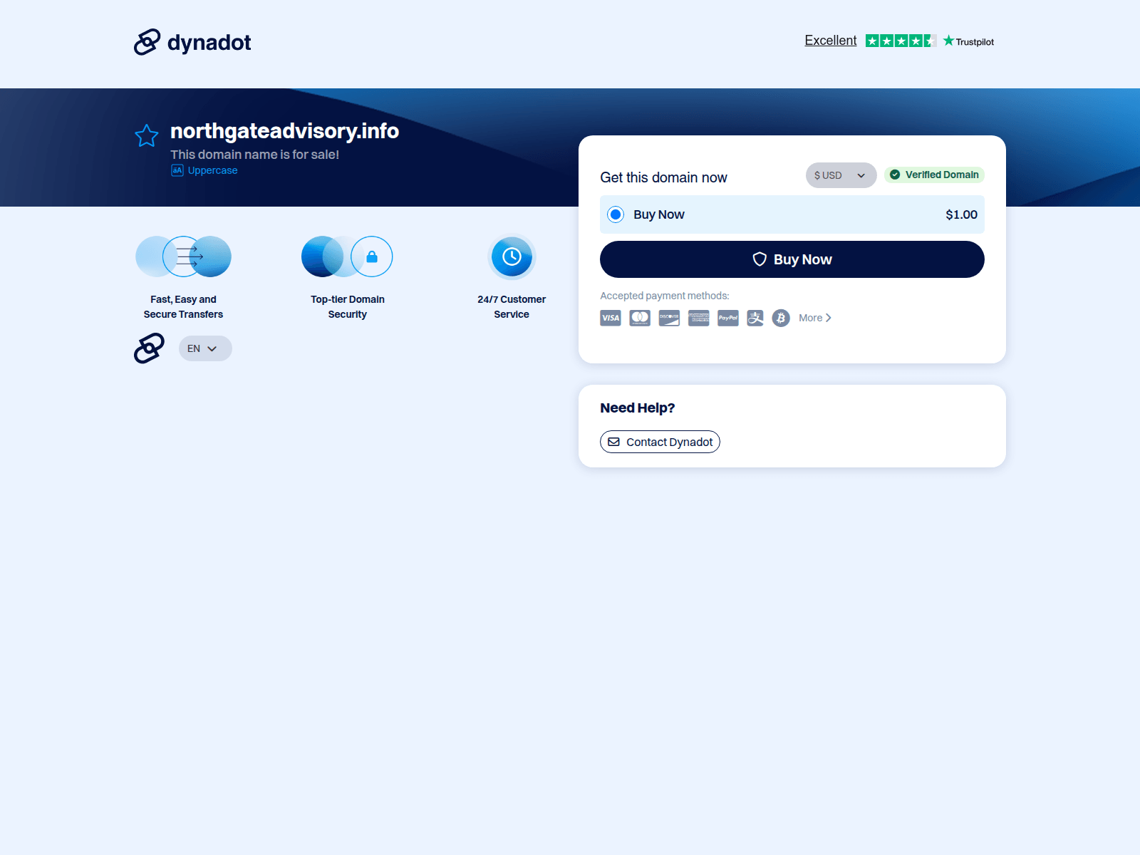 Screenshot of northgateadvisory.info