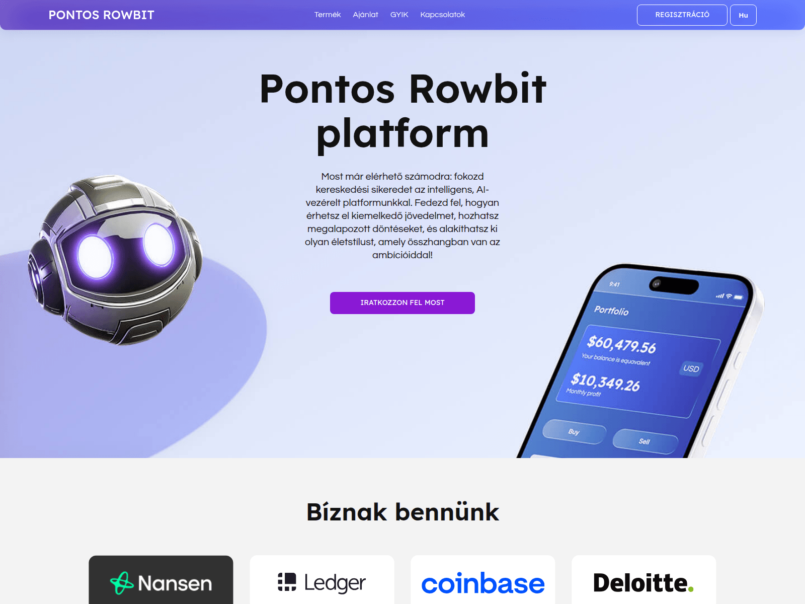 Screenshot of pontos-rowbit.com