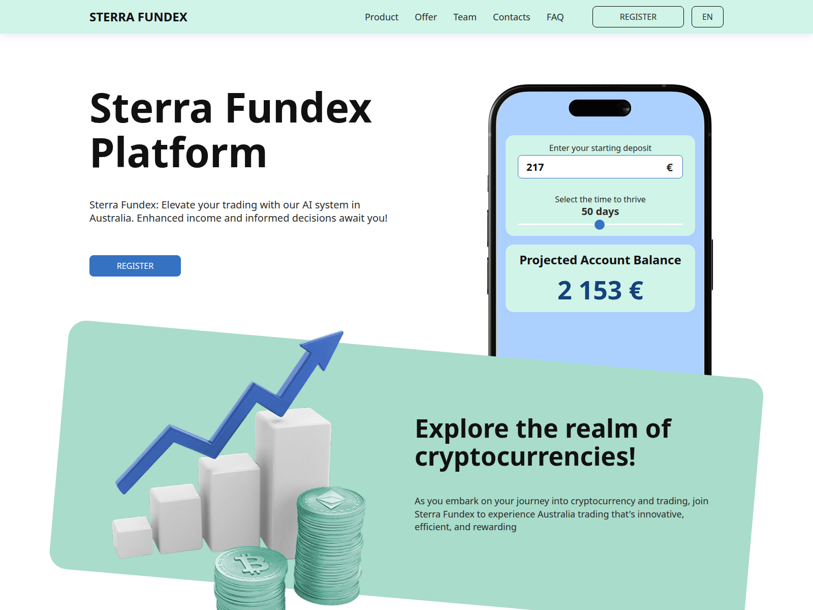Screenshot of sterra-fundex.com