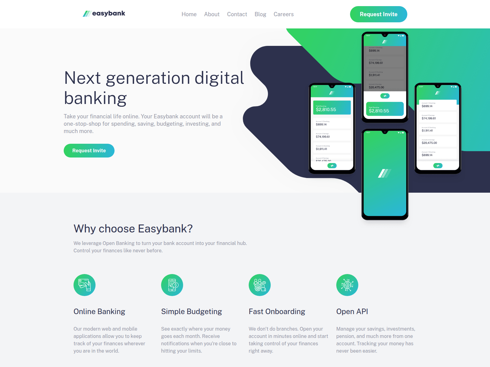 Screenshot of easybank-landing-page-nu.vercel.app