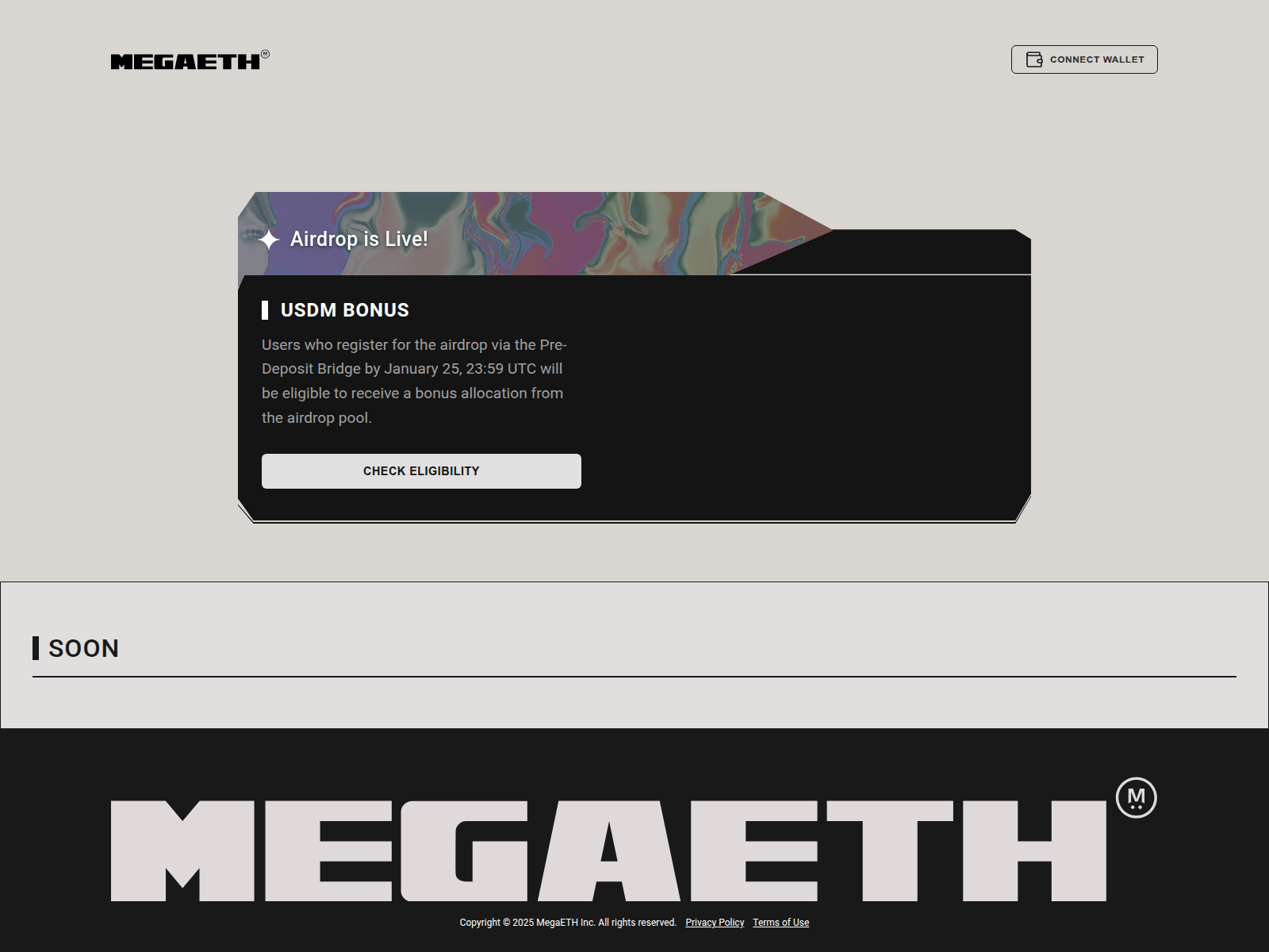 Screenshot of portal.megaeth.live