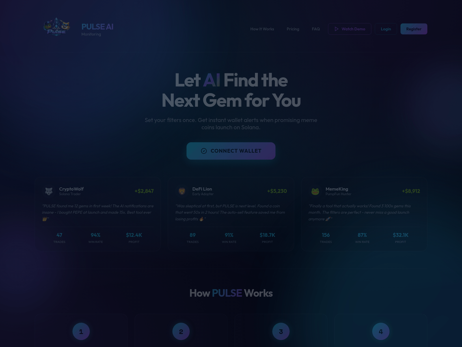 Screenshot of pulsesol.live