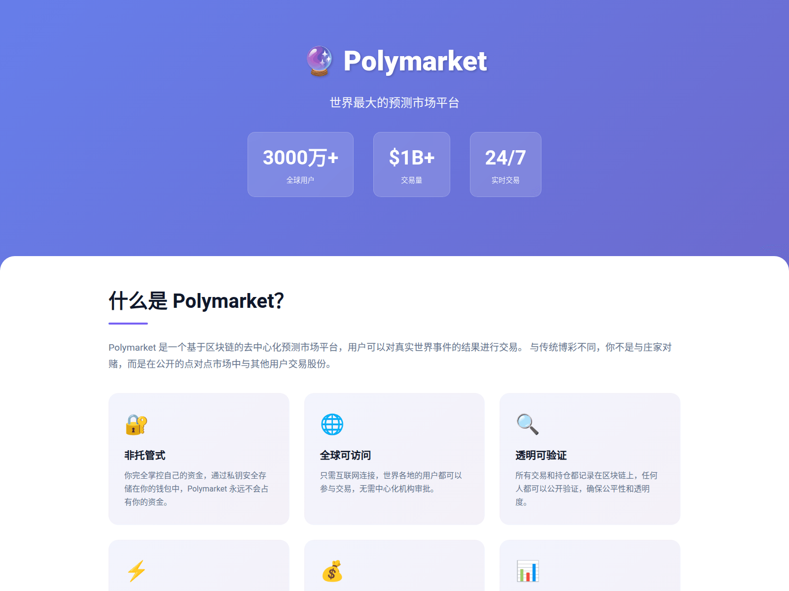 Screenshot of polymarket-info.pages.dev