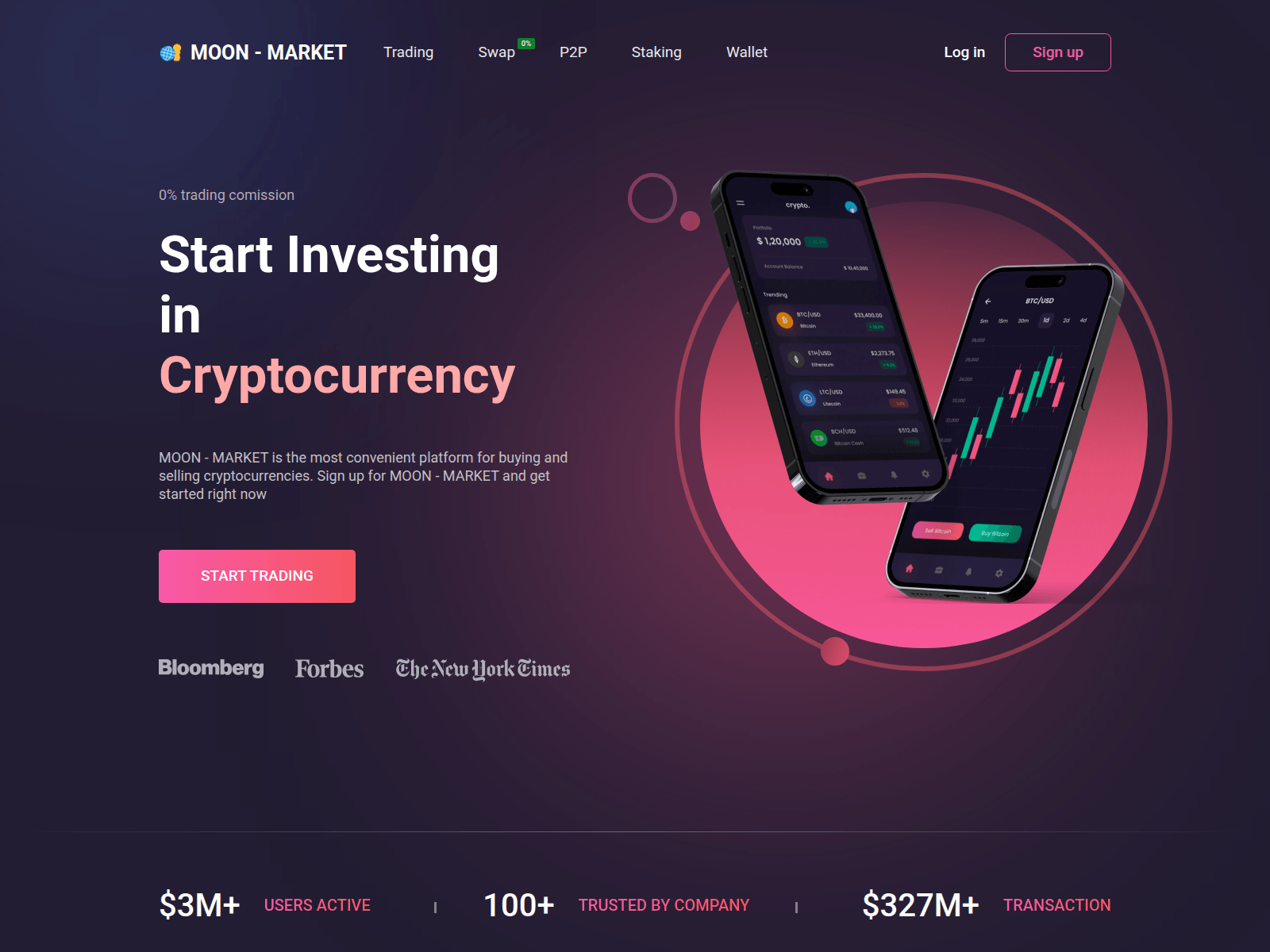 Screenshot of moon-market.com