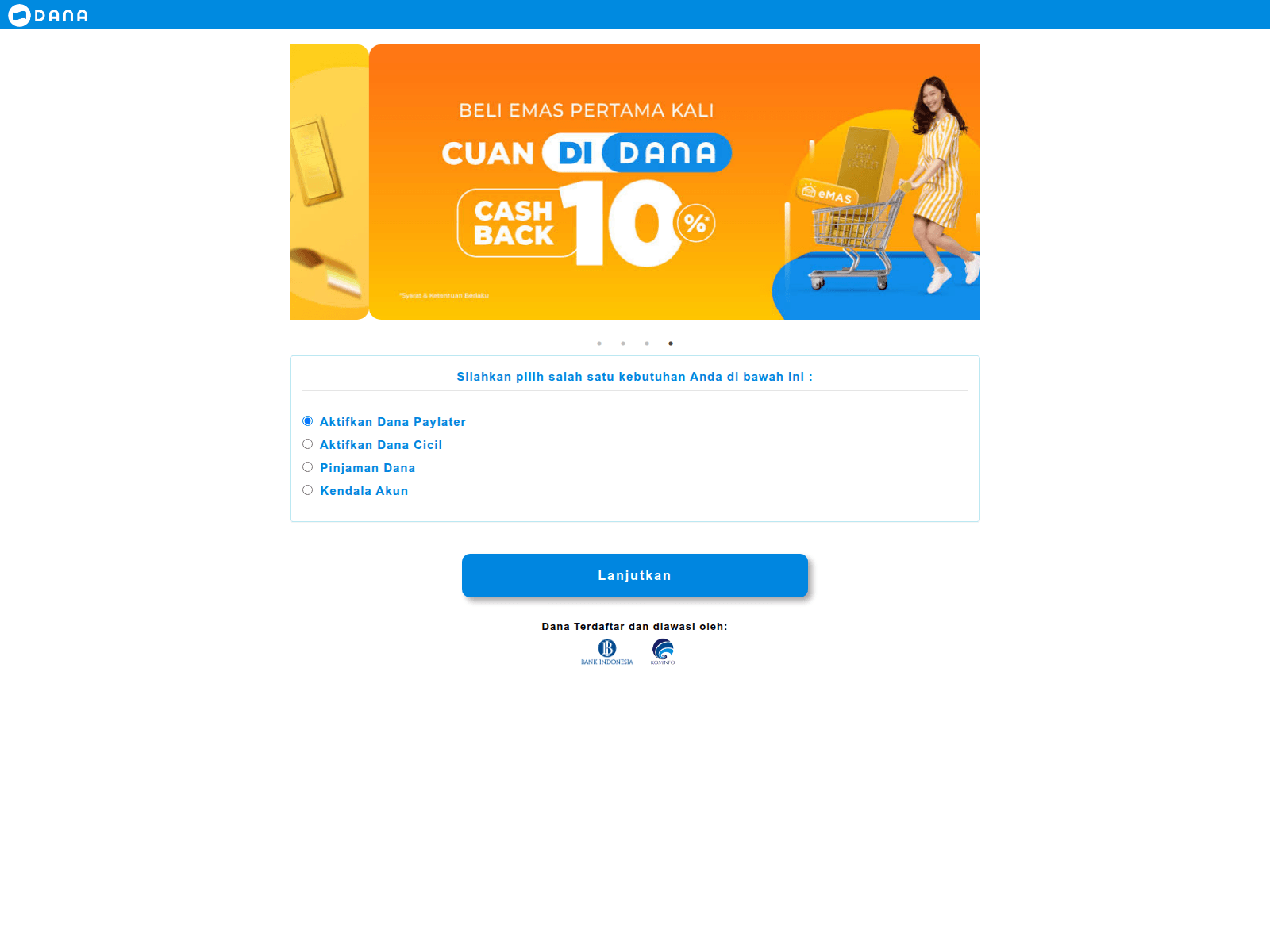 Forensic screenshot of danaaindonesiaaxx.site-resmi5.my.id