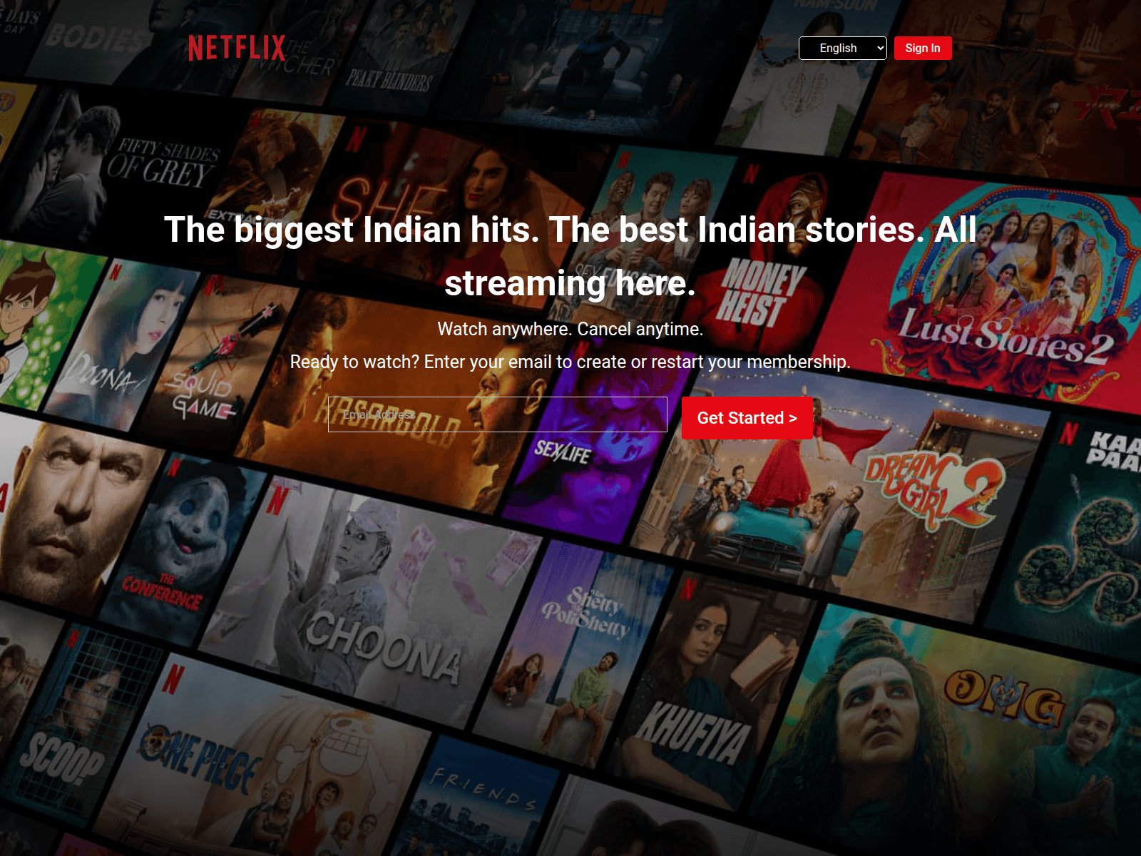 Forensic screenshot of netflixlanding.iamhimanshu.in