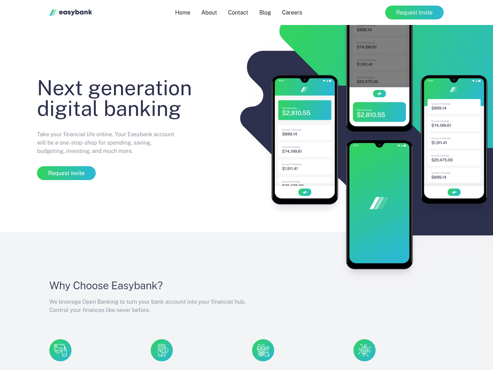 Screenshot of easybank-landing-pi.vercel.app