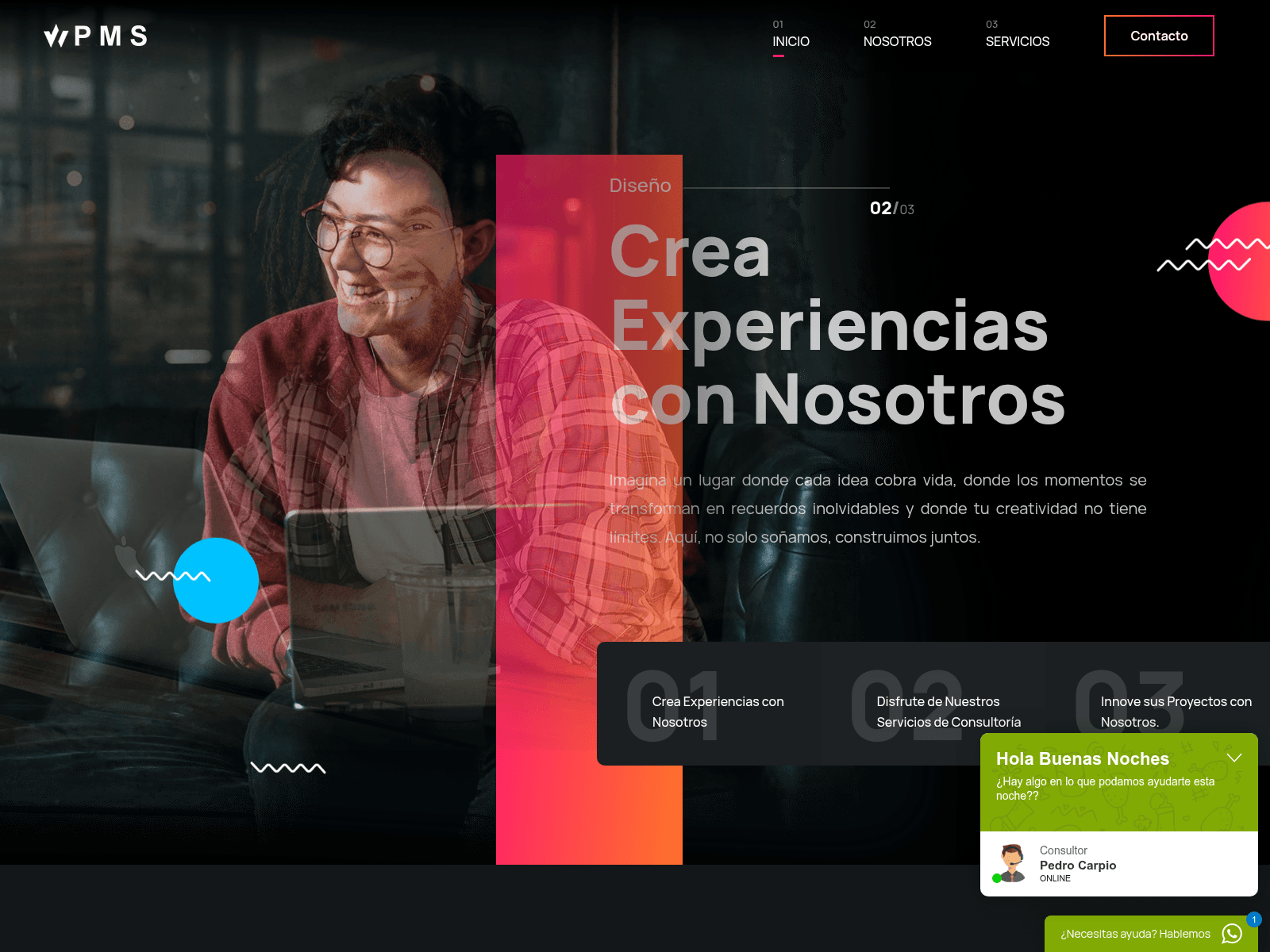 Screenshot of perumultiservicios.com