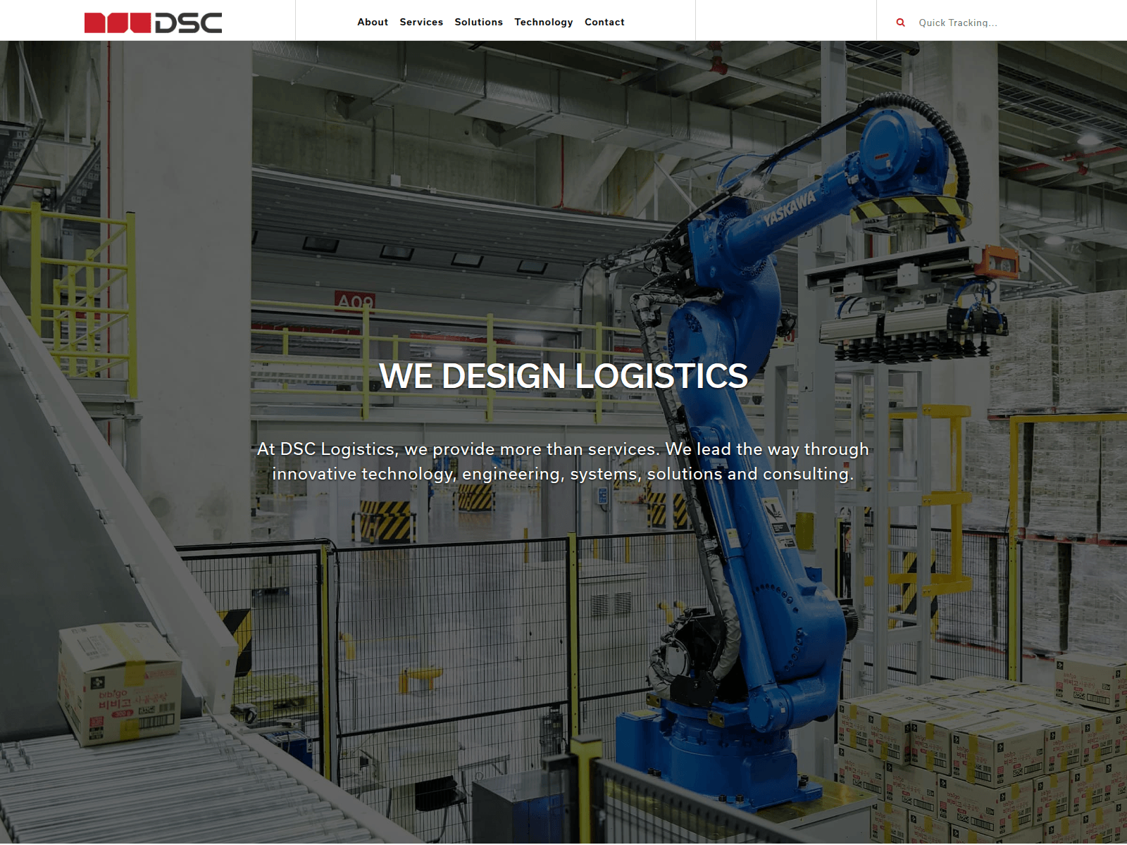 Screenshot of dschlogisticservices.com