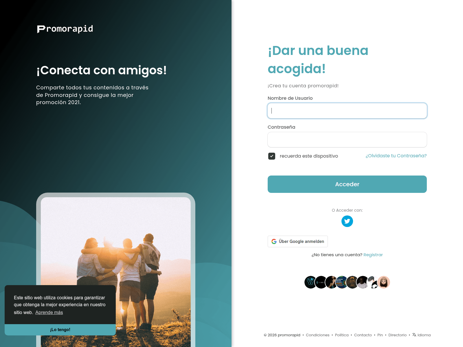 Screenshot of promorapid.com