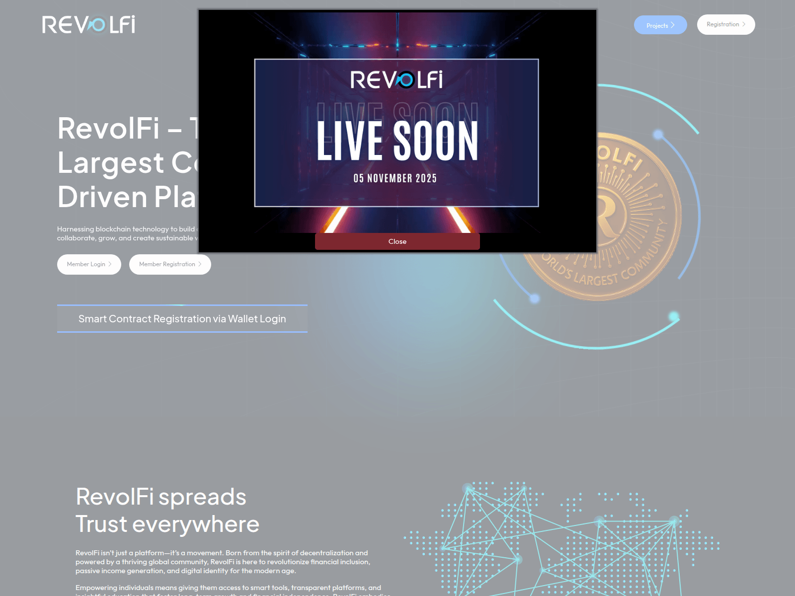 Screenshot of revolfi.io