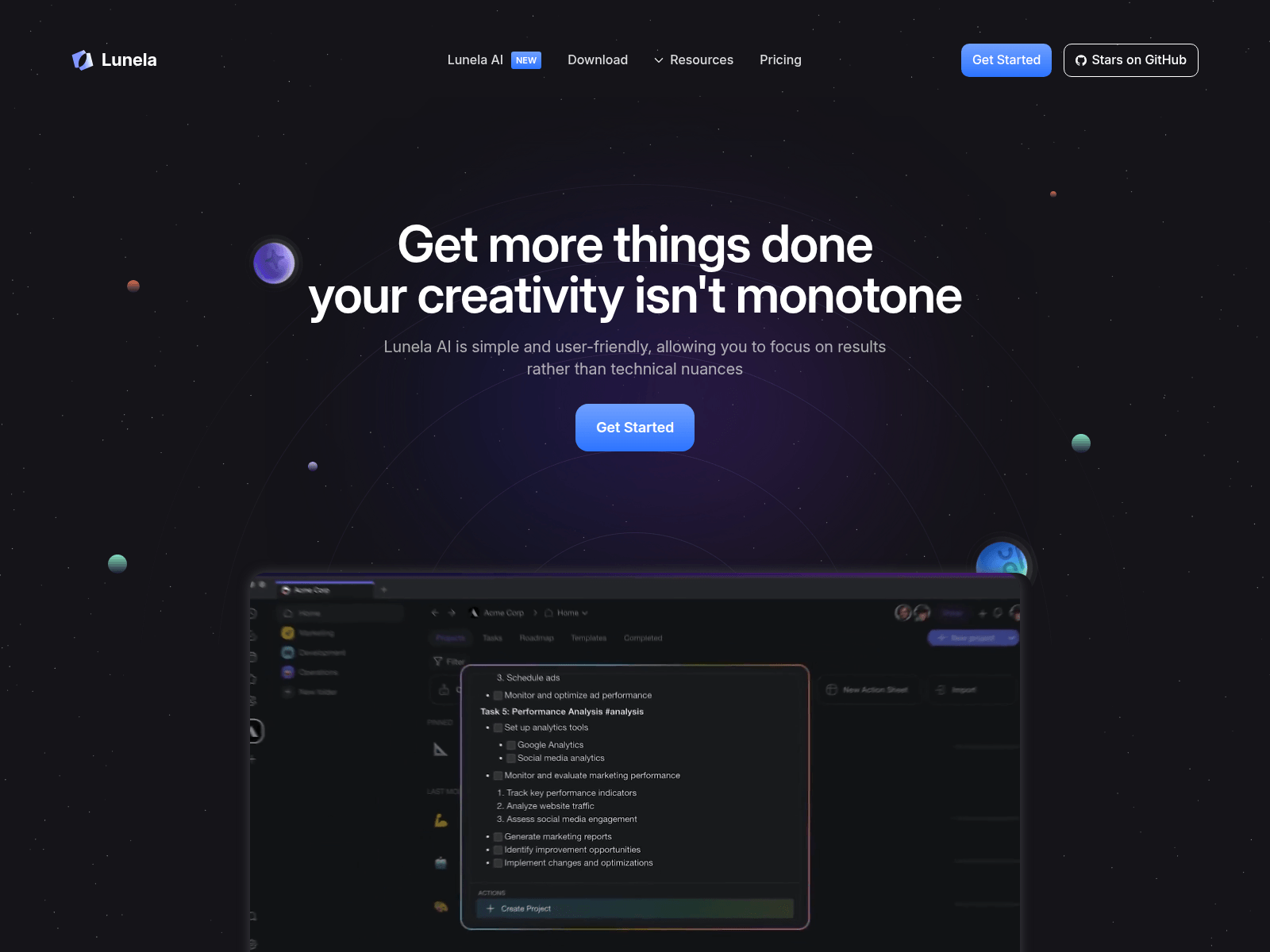 Screenshot of lunela.net