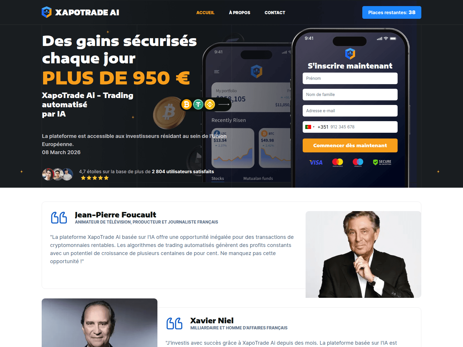 Screenshot of xapotradeai.net