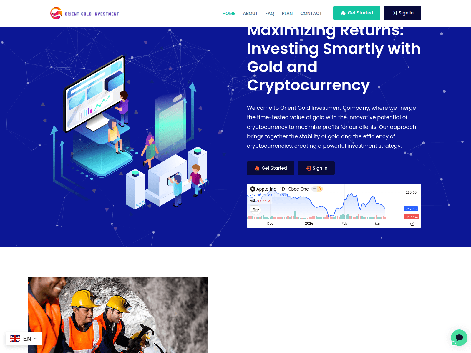 Forensic screenshot of orientinvest.ltd