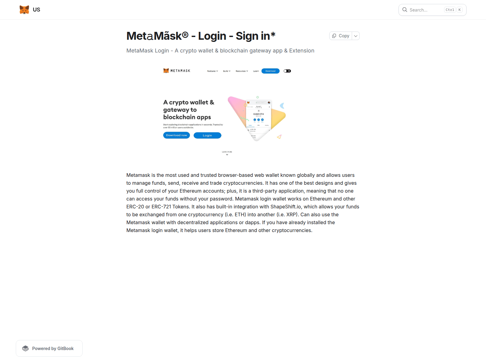 Screenshot of meatmusklogin.gitbook.io