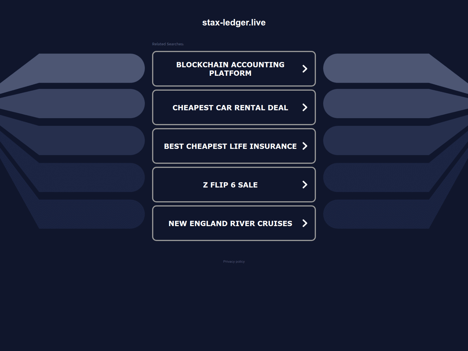 Screenshot of stax-ledger.live