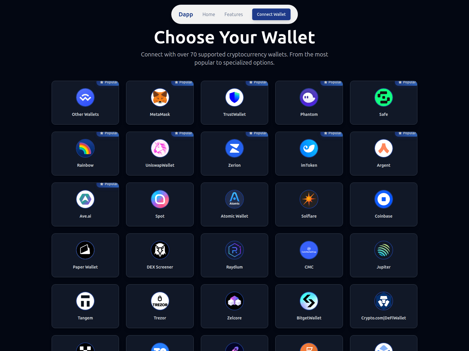 Screenshot of dappstackhup.org