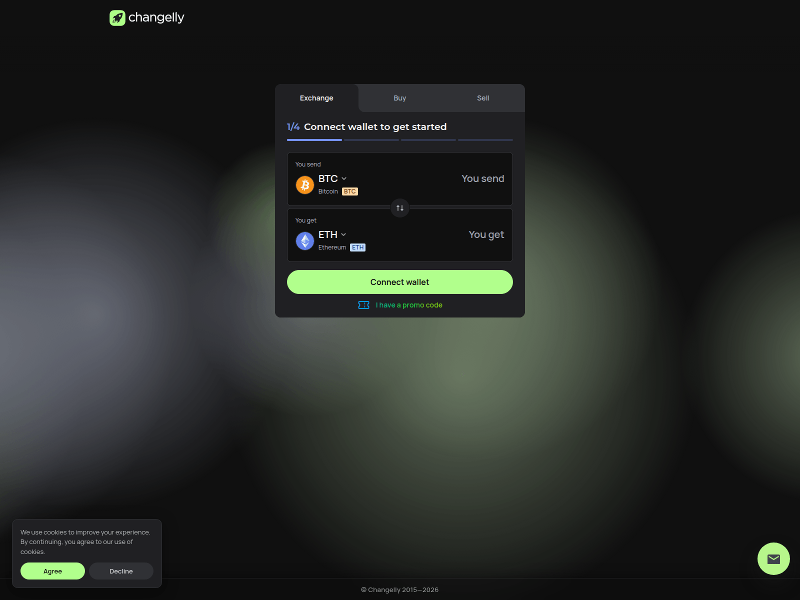 Screenshot of changenlly.com