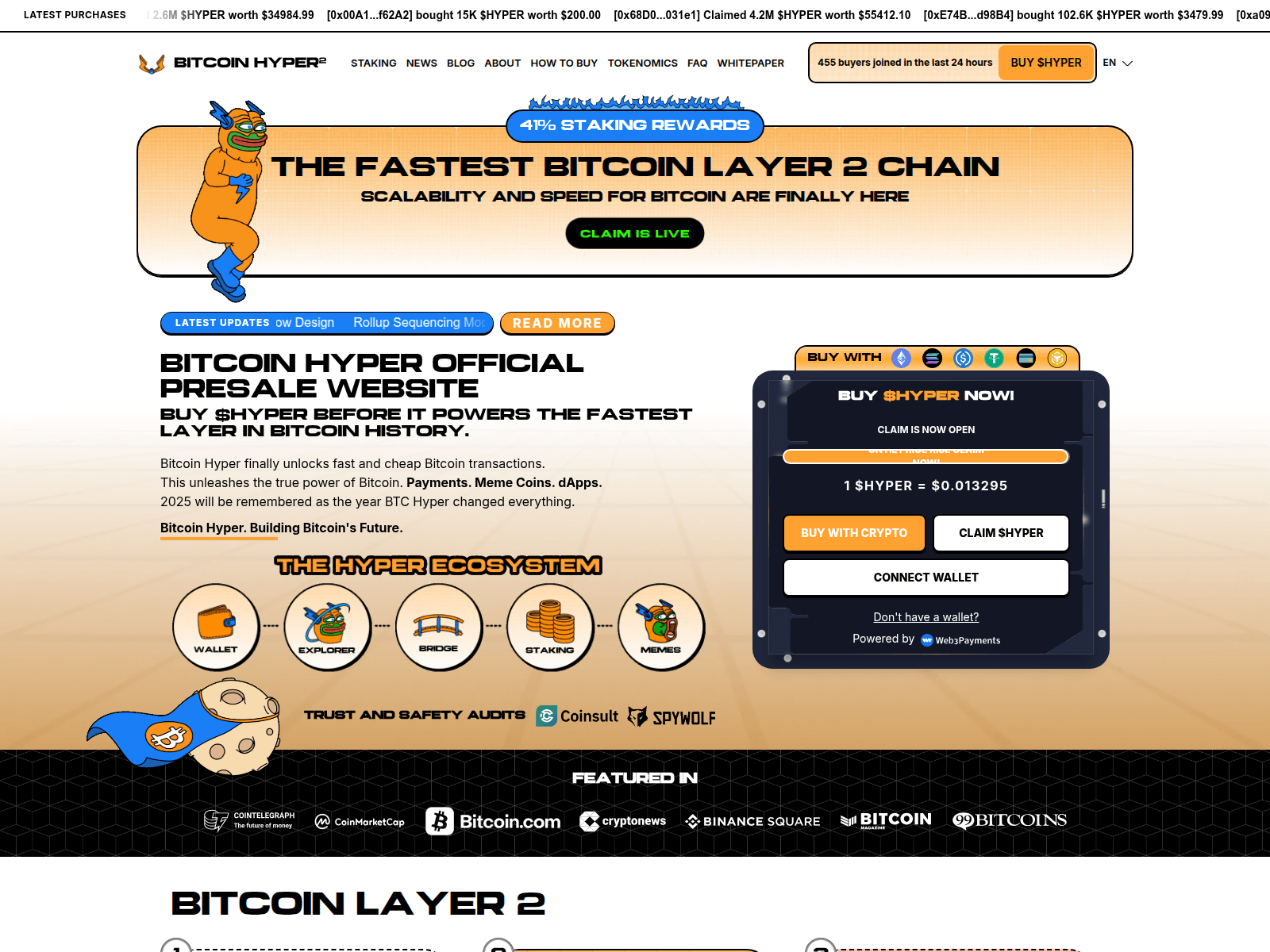 Screenshot of claims-btchyper.xyz