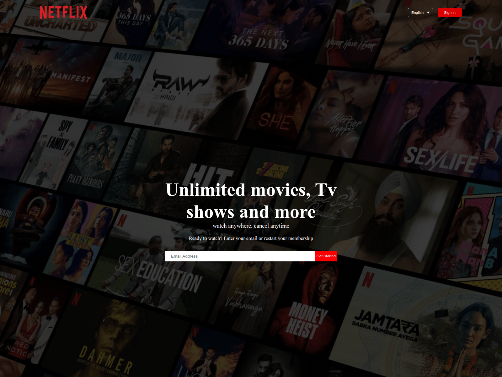 Screenshot of netflix-clone-coral-eight.vercel.app