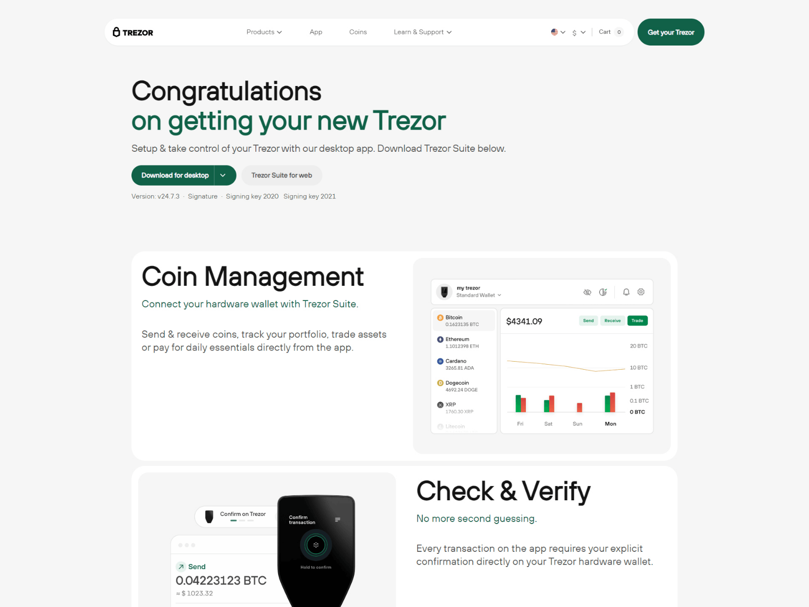 Screenshot of welcome-trezo.vercel.app