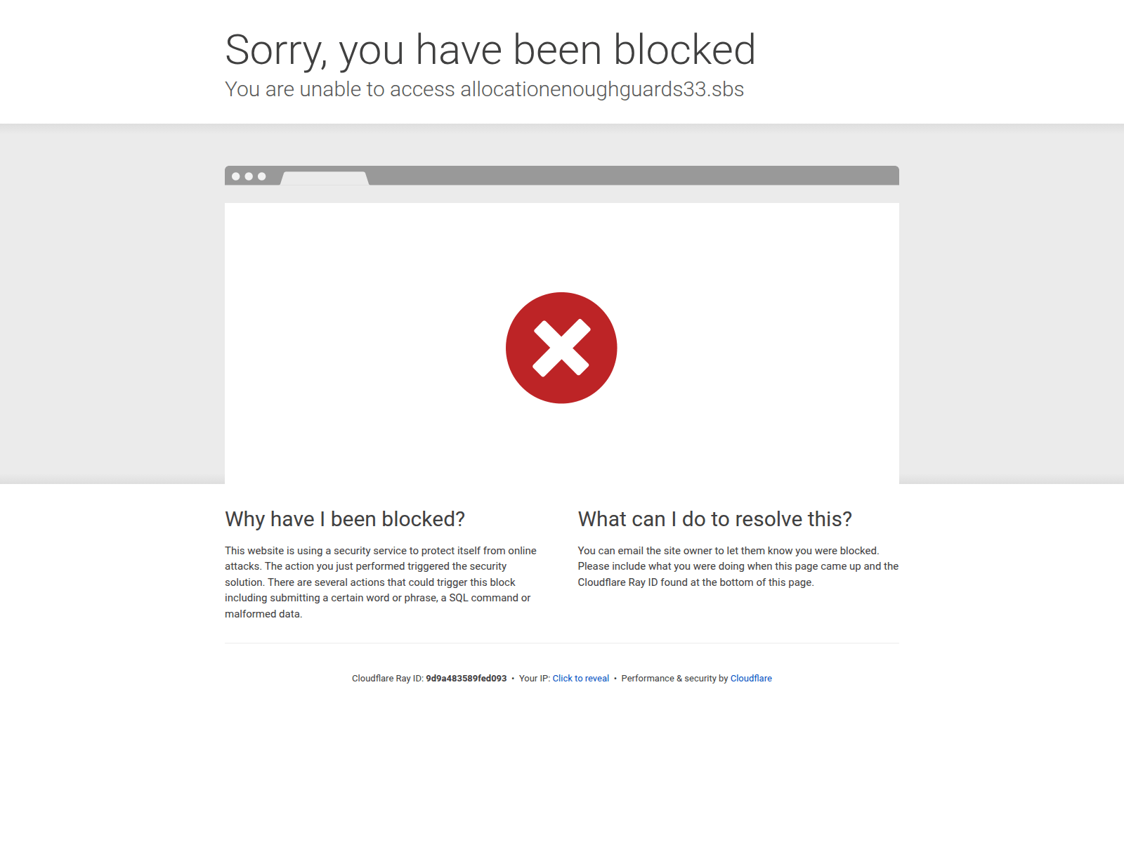 Forensic screenshot of allocationenoughguards33.sbs