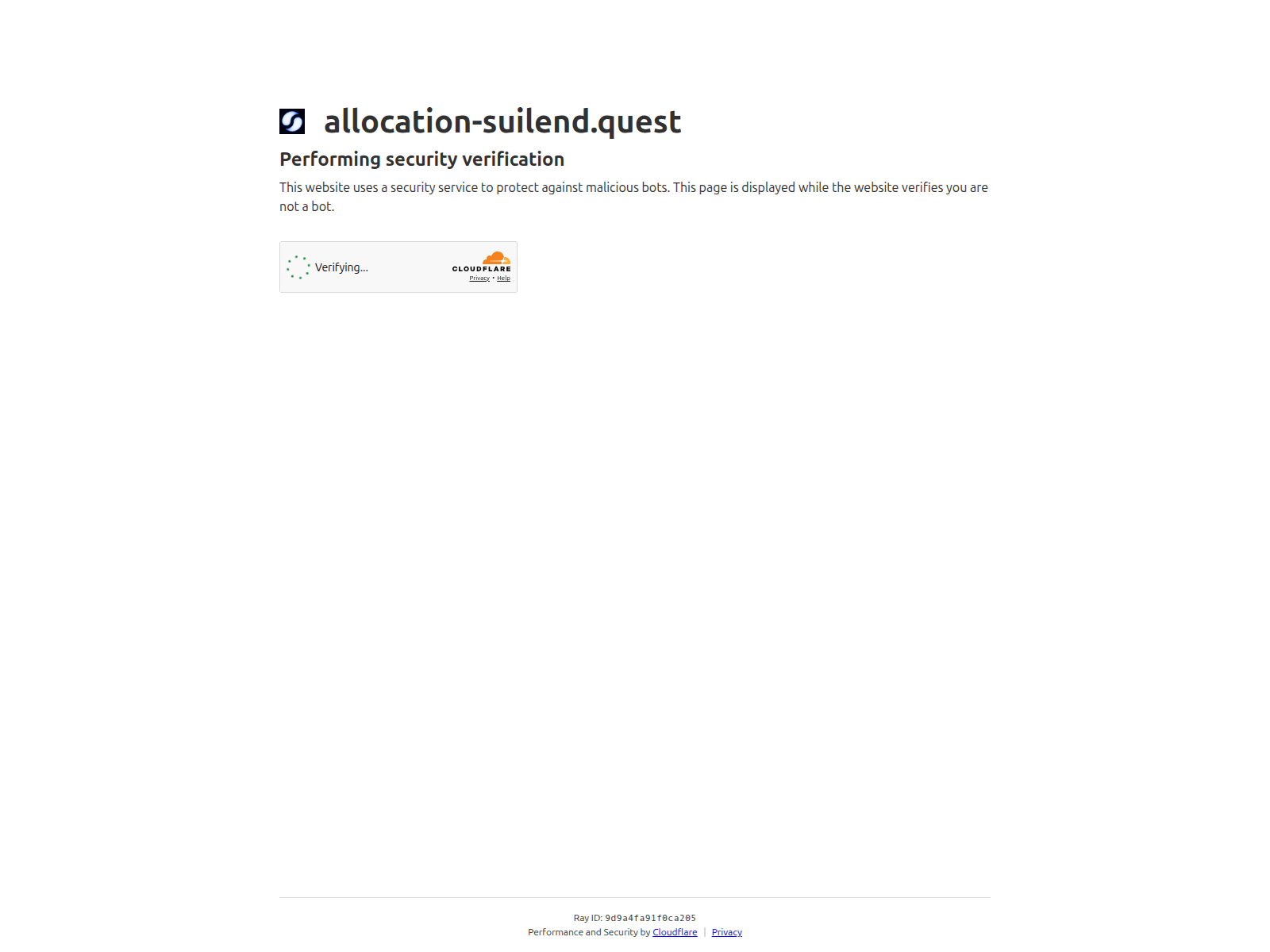 Screenshot of allocation-suilend.quest