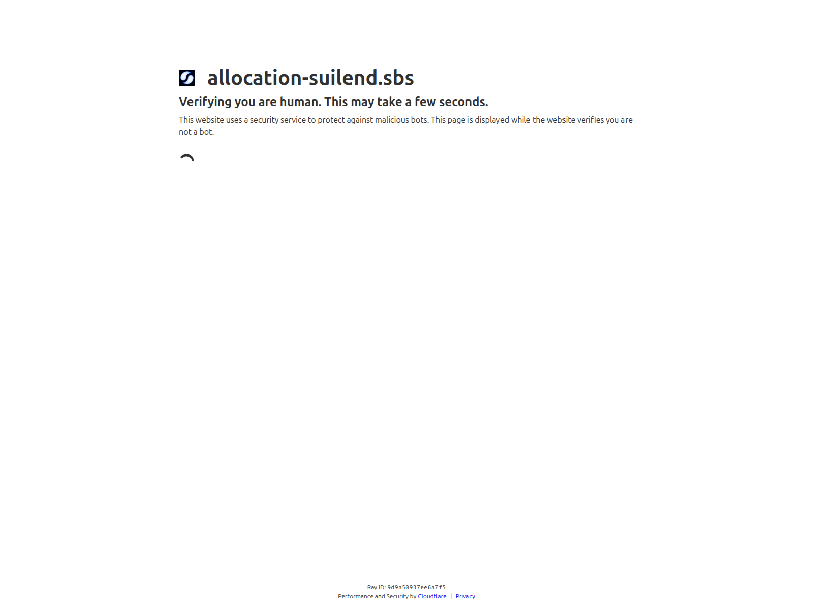 Screenshot of allocation-suilend.sbs