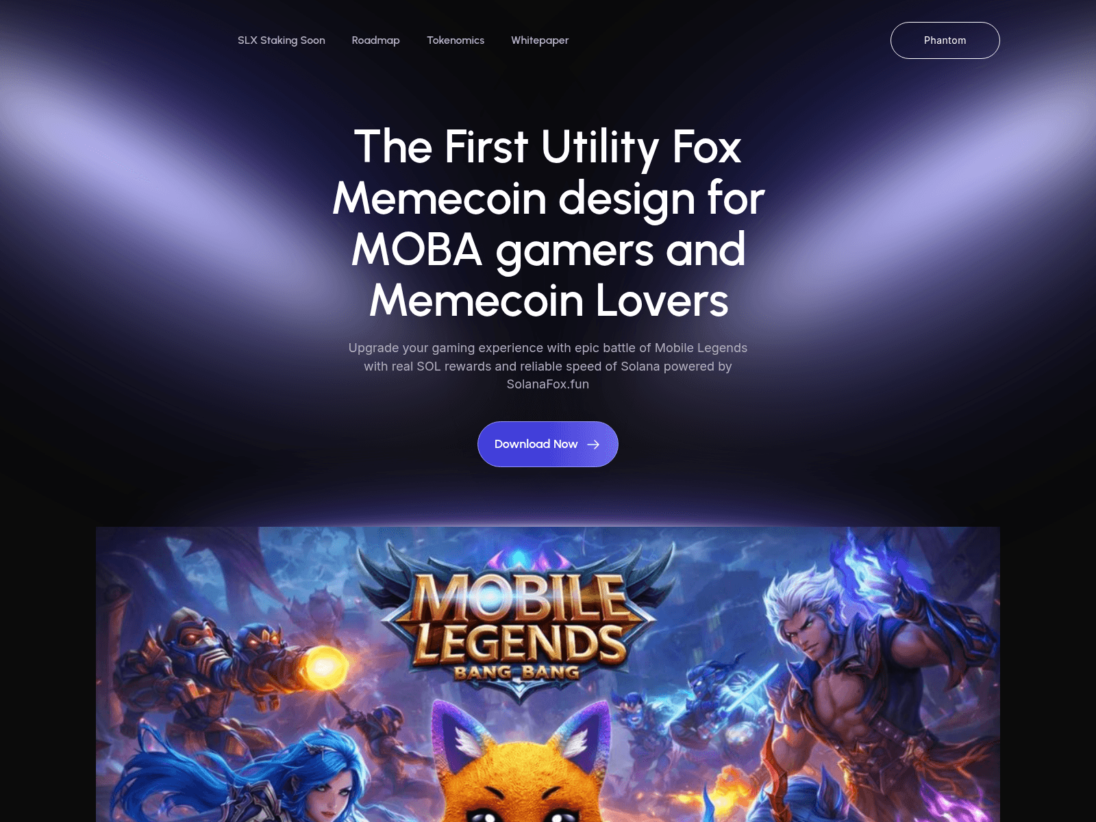 Screenshot of solanafox.fun