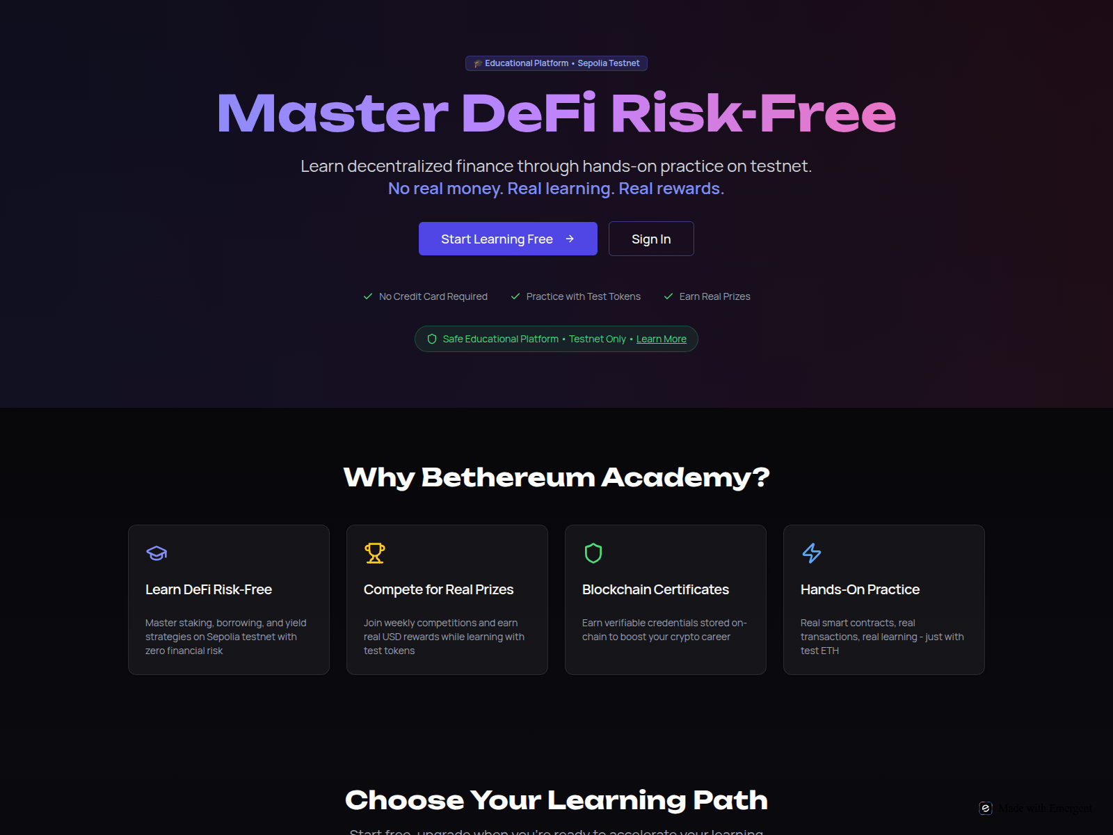 Screenshot of bethereumcoins.com