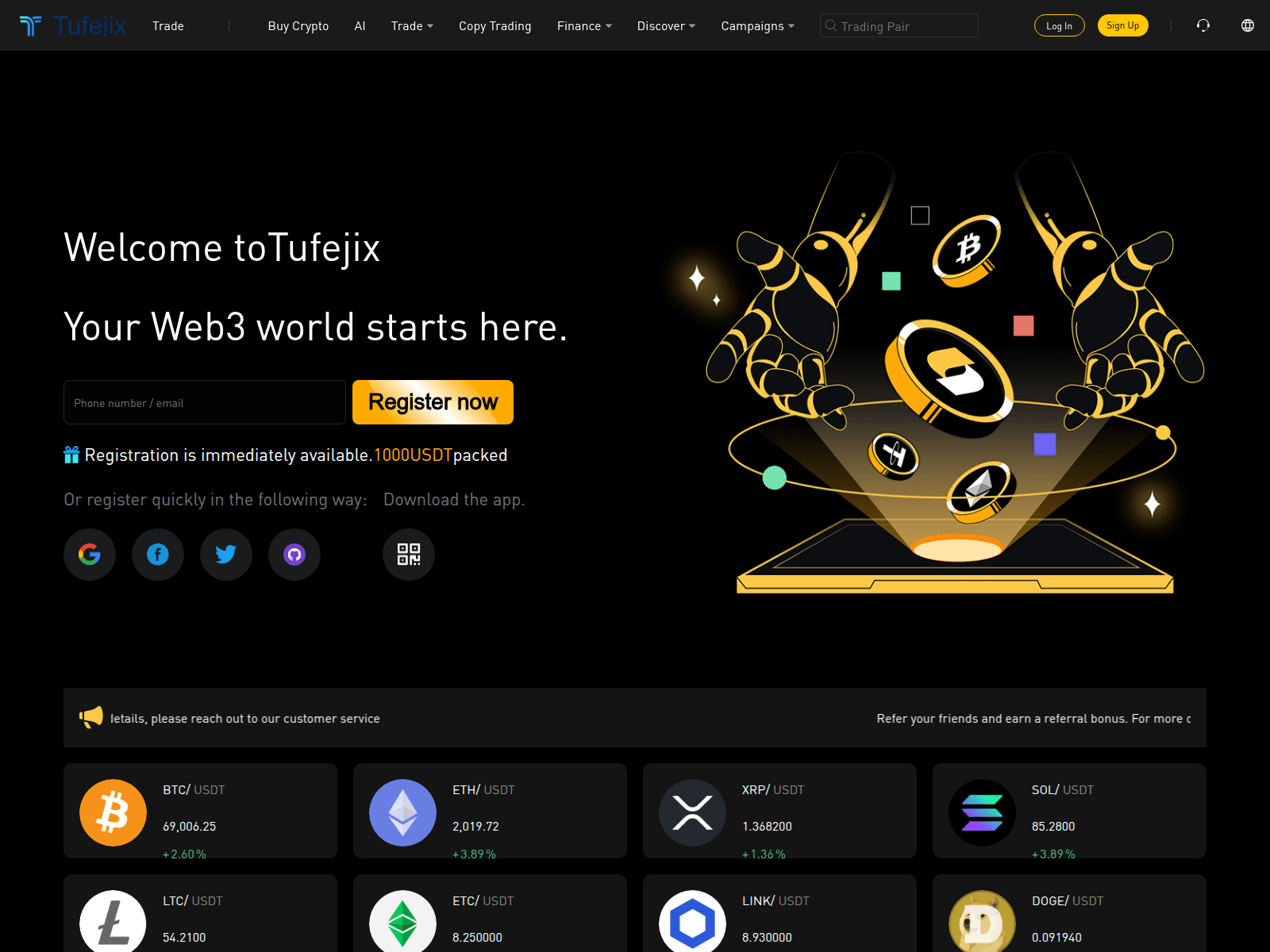Screenshot of tufejix.shop