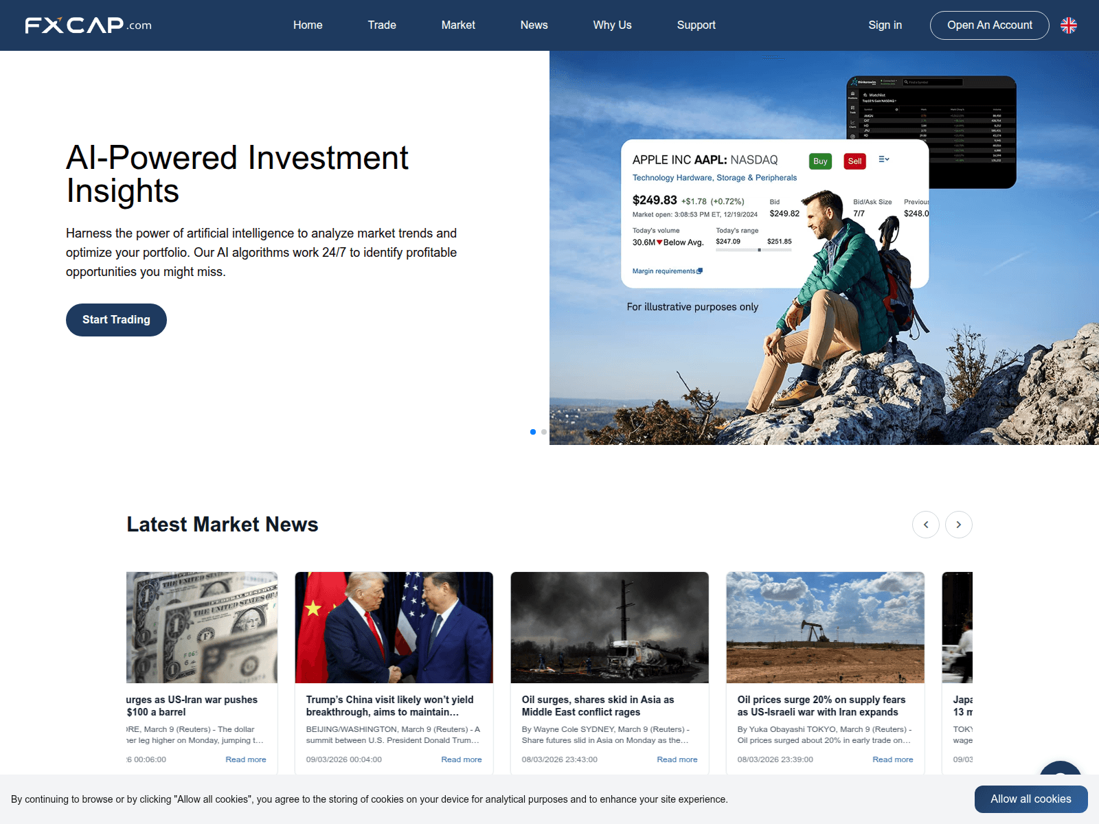 Screenshot of fxcap.online
